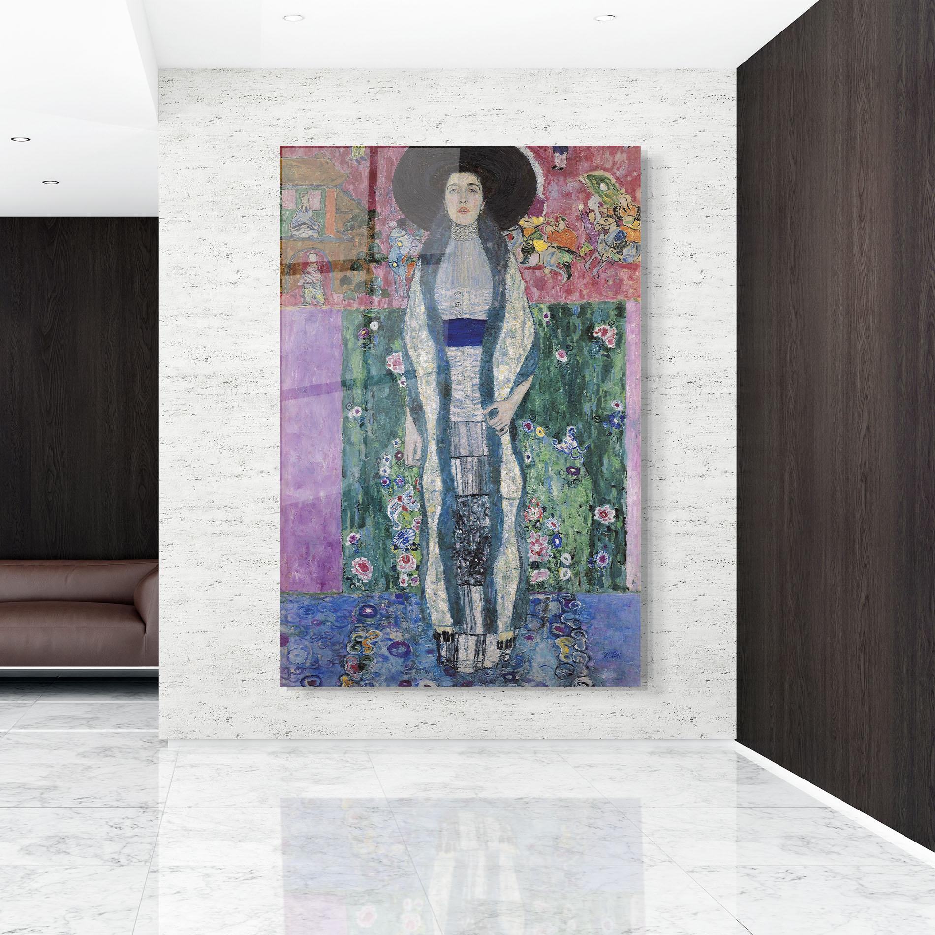 Стъклена картина Portrait Of Adele Bloch mockup 9