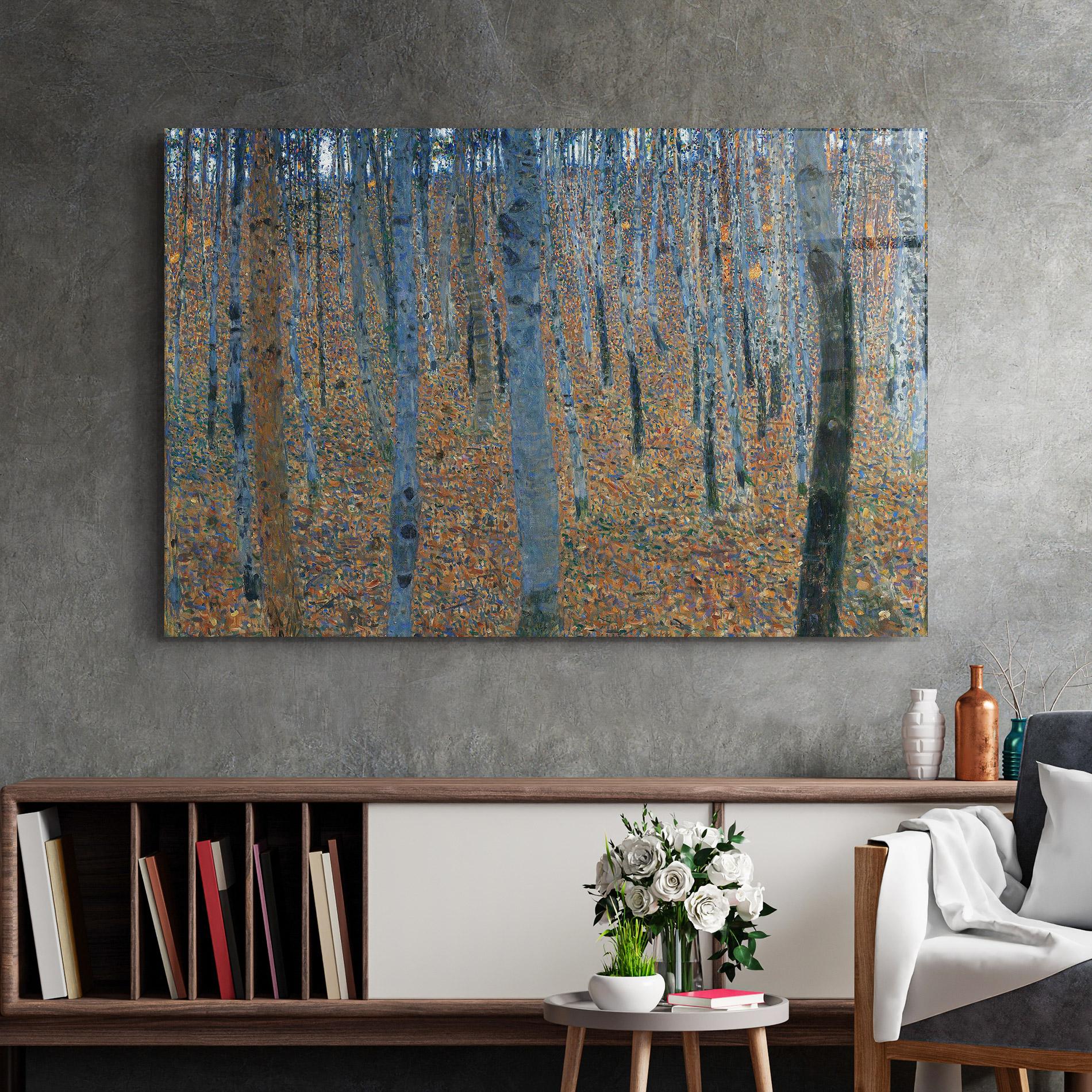 Стъклена картина Beech Grove mockup 2