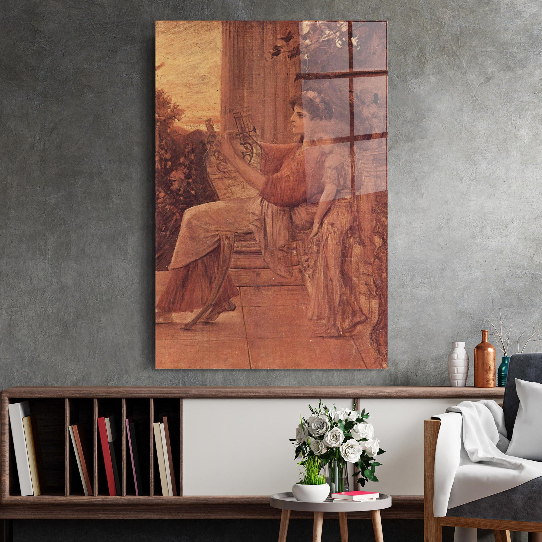 Стъклена картина Gustav Klimt Painting mockup 2