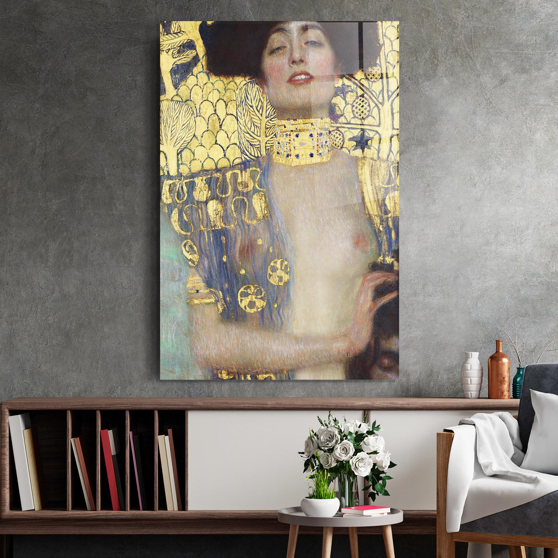 Стъклена картина The Head Of Holofernes mockup 2