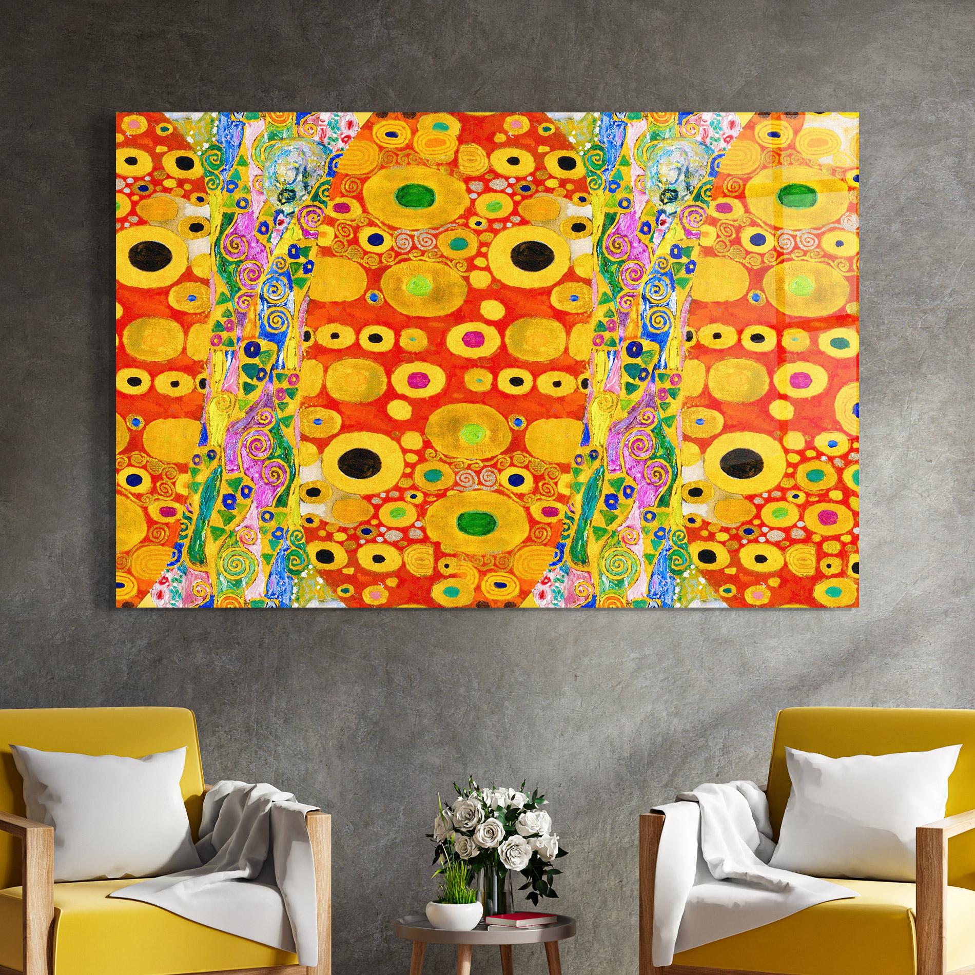 Стъклена картина Hope Ii Patterned mockup 4