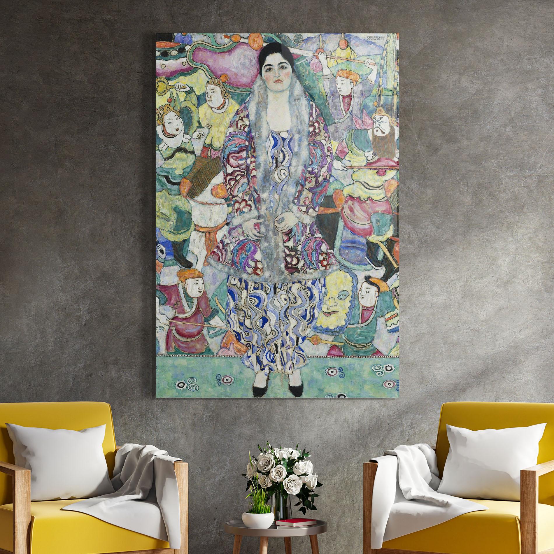 Стъклена картина Portrait Of Friedericke mockup 4