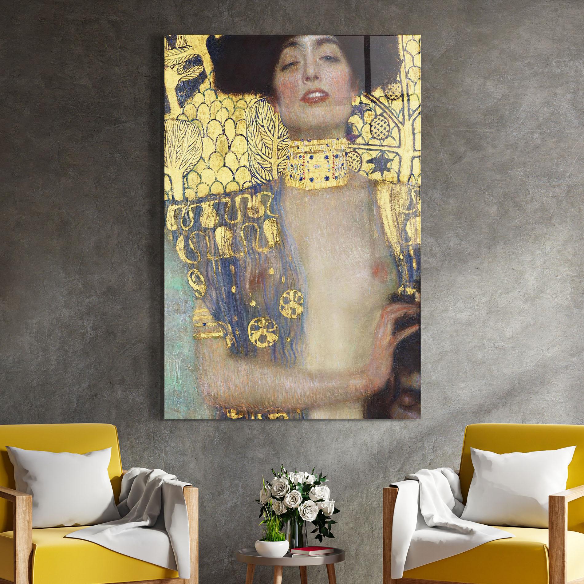 Стъклена картина The Head Of Holofernes mockup 4