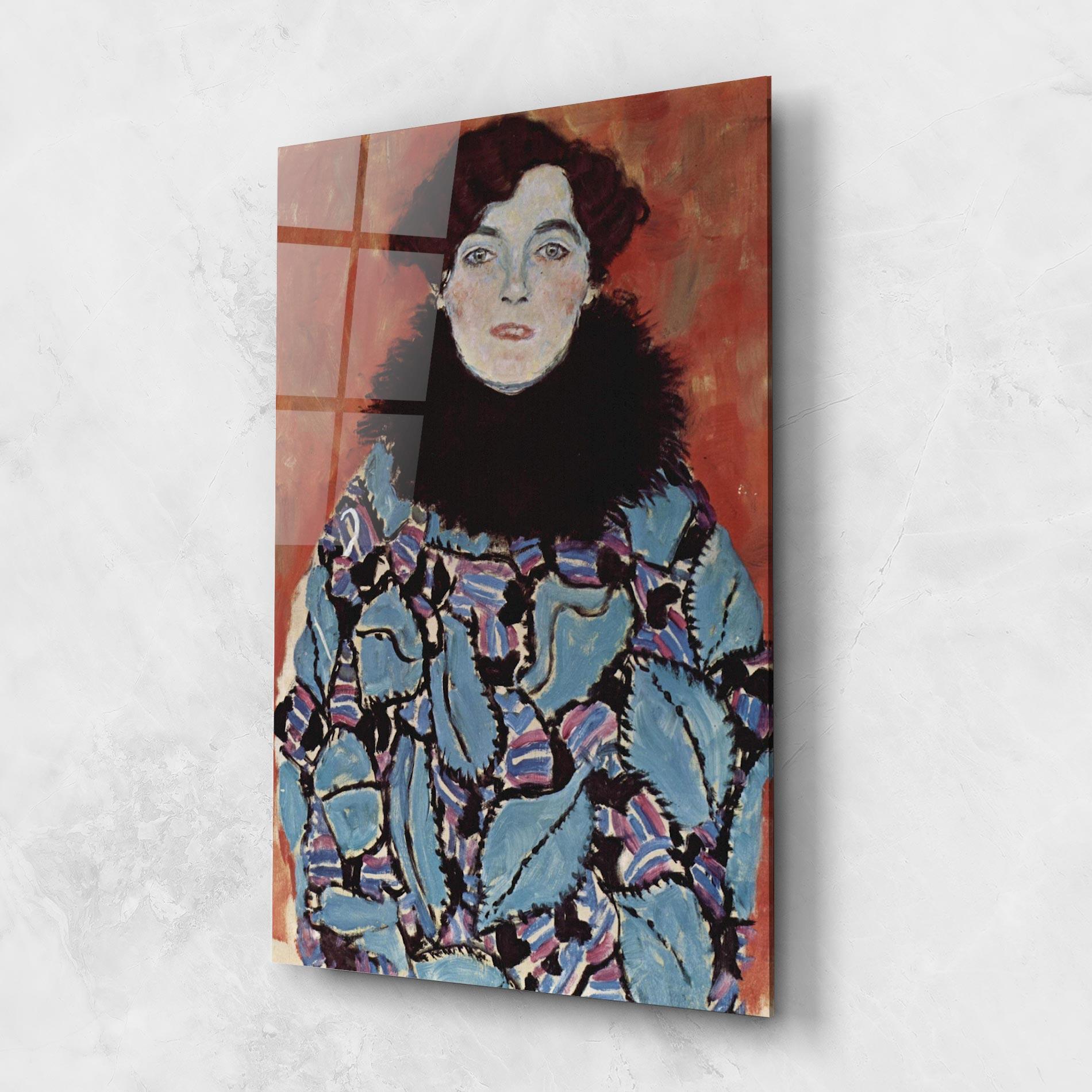 Стъклена картина Gustav Klimt Art mockup 1