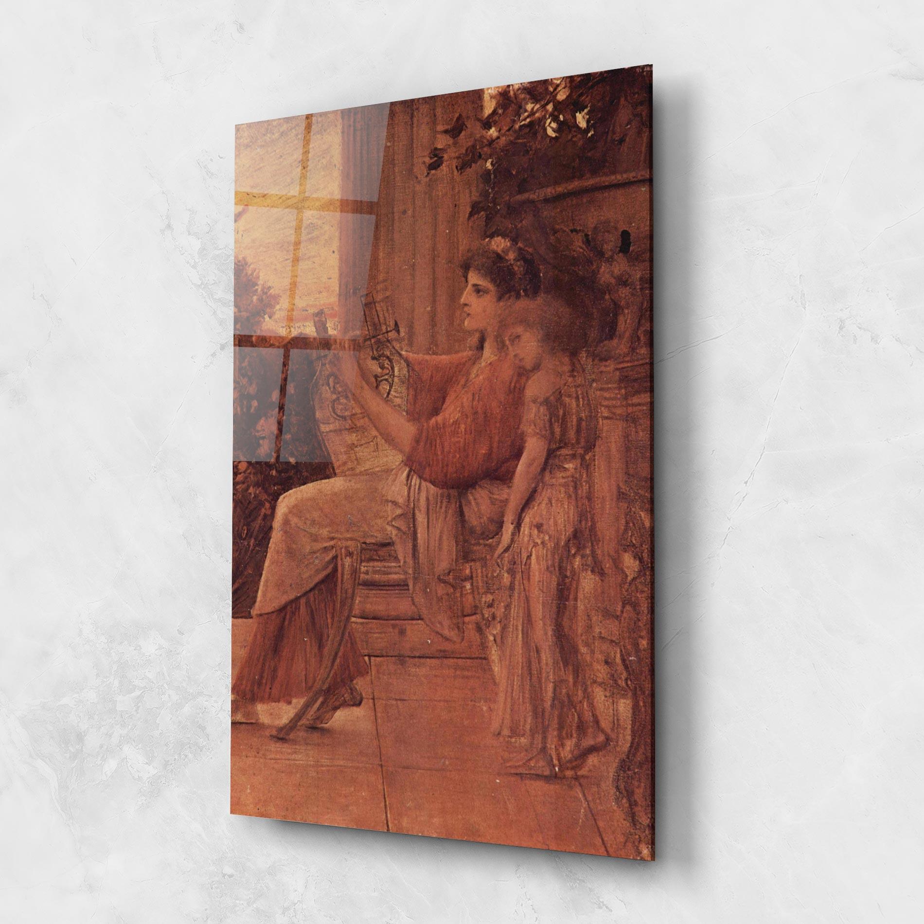 Стъклена картина Gustav Klimt Painting mockup 1