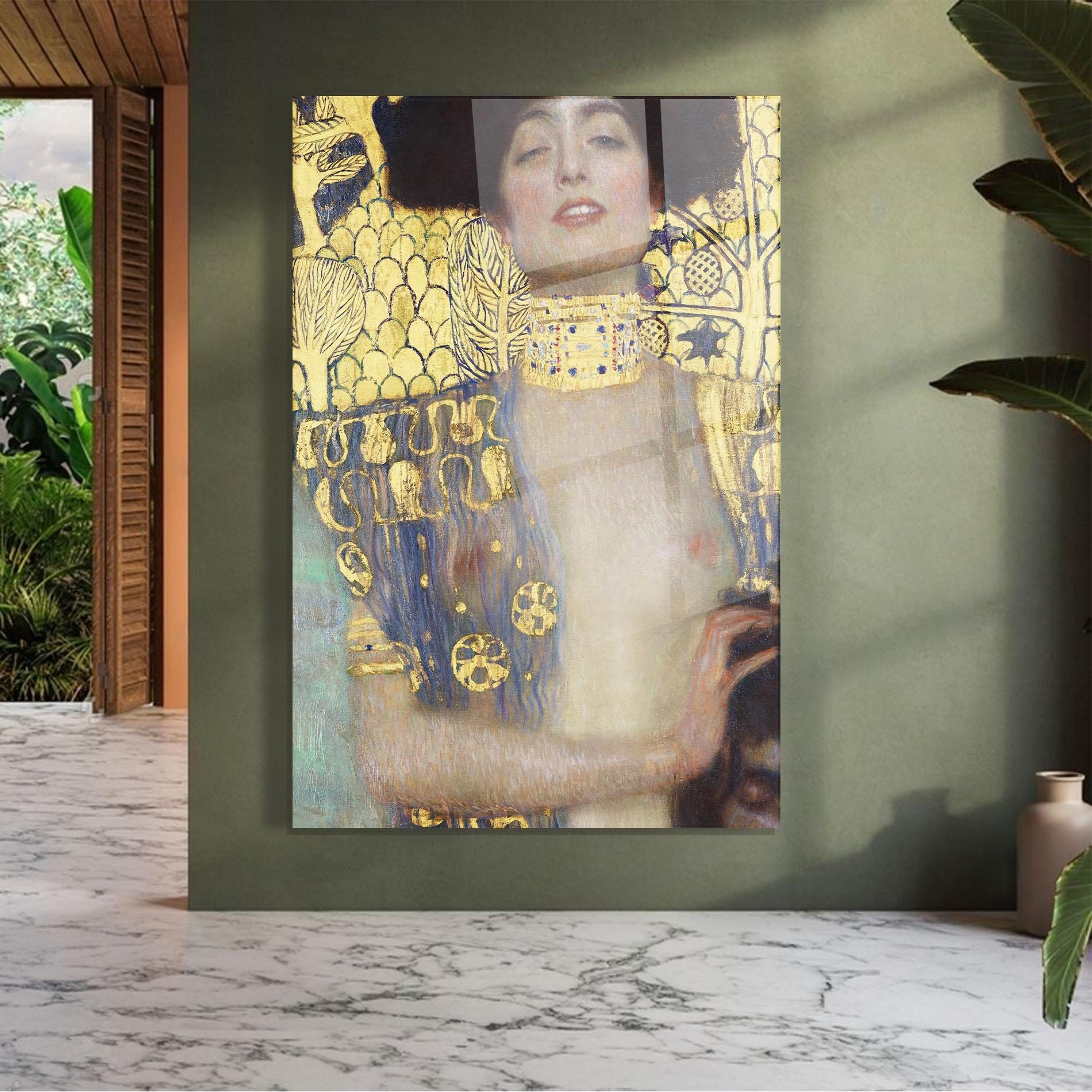 Стъклена картина The Head Of Holofernes mockup 7