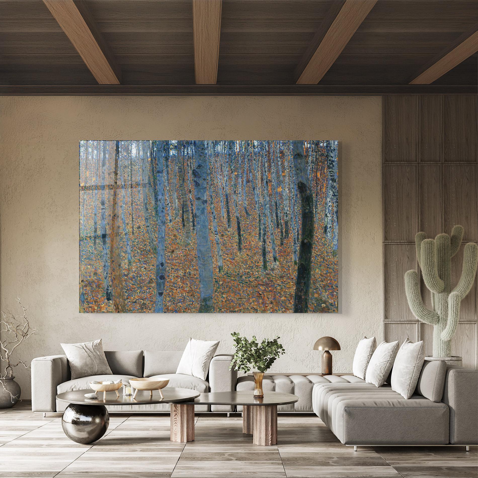 Стъклена картина Beech Grove mockup 8