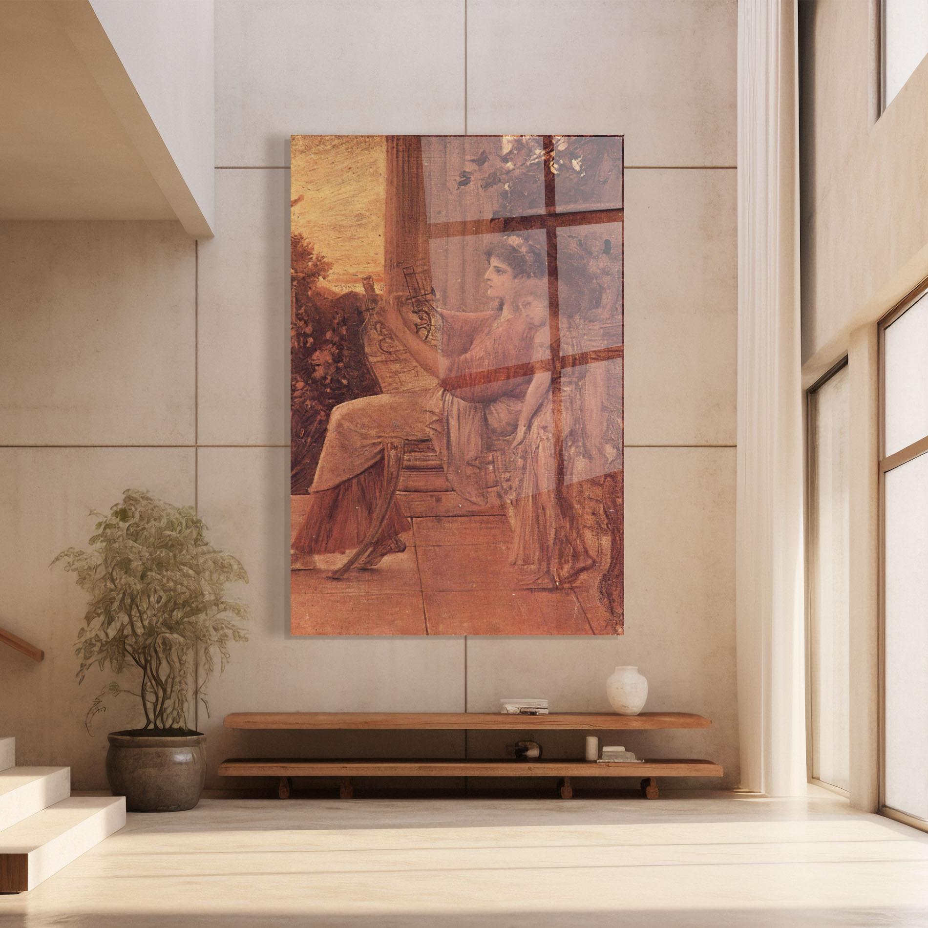 Стъклена картина Gustav Klimt Painting mockup 8