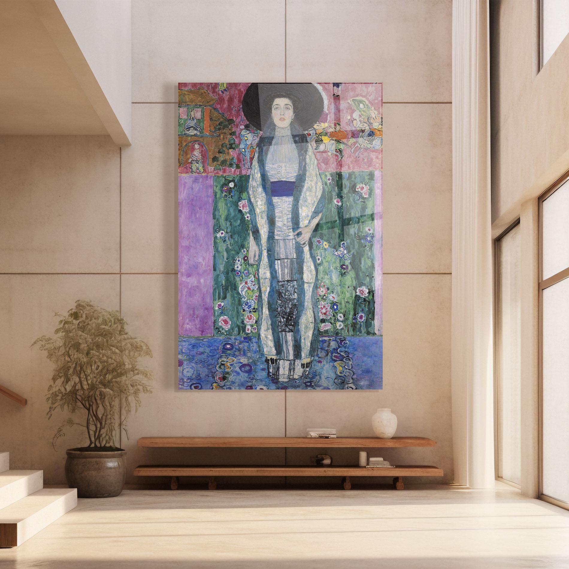 Стъклена картина Portrait Of Adele Bloch mockup 8