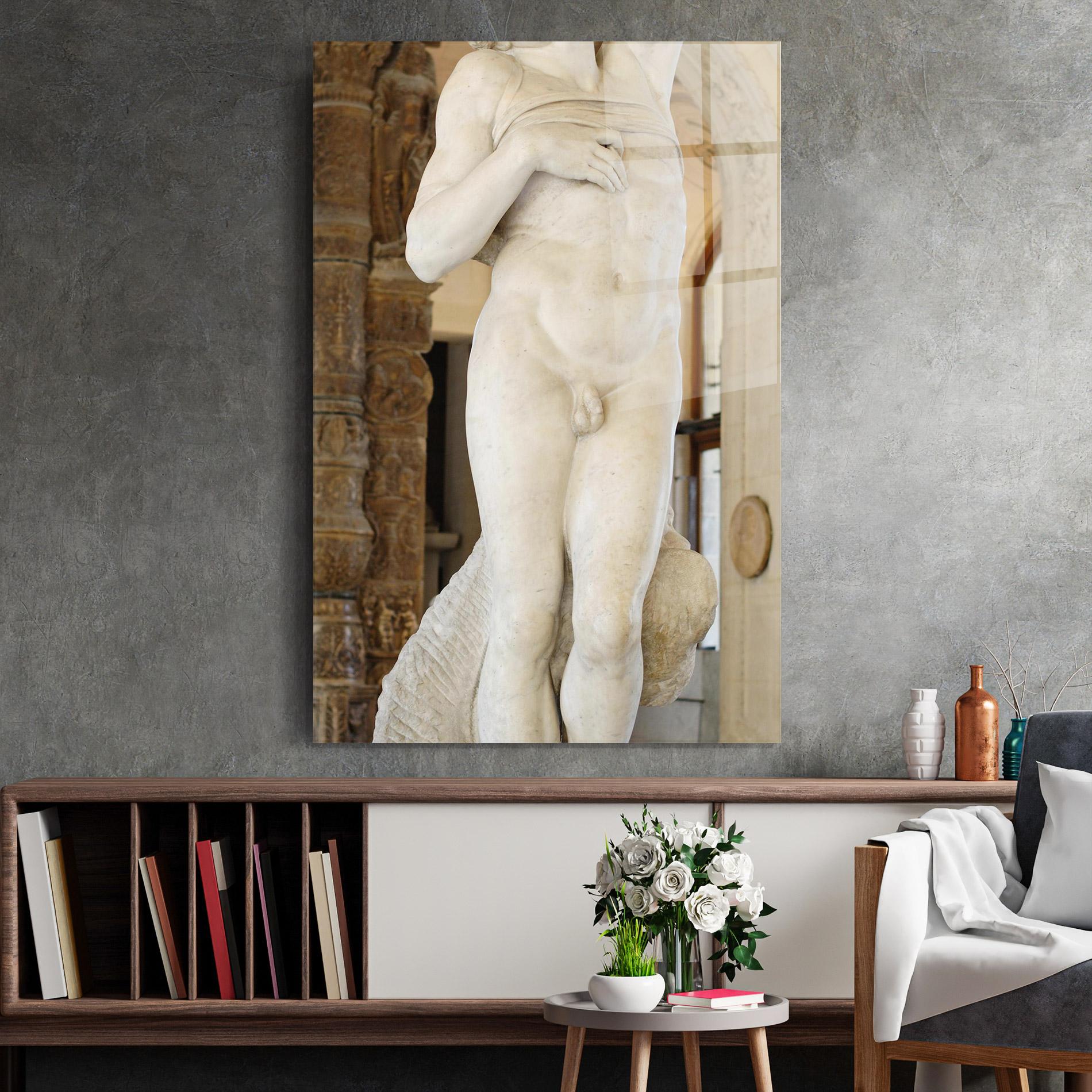 Стъклена картина Dying Slave mockup 2