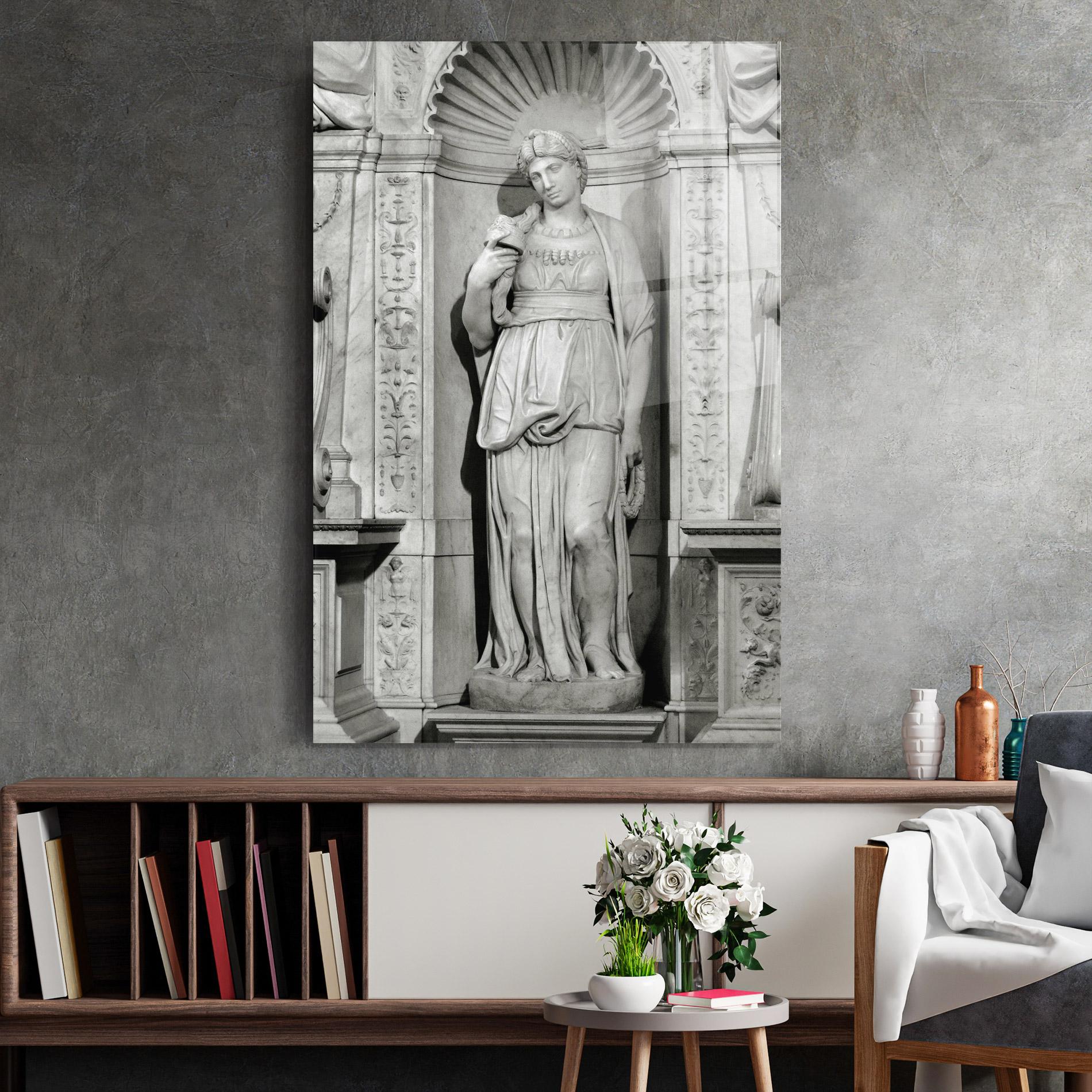 Стъклена картина Leah mockup 2