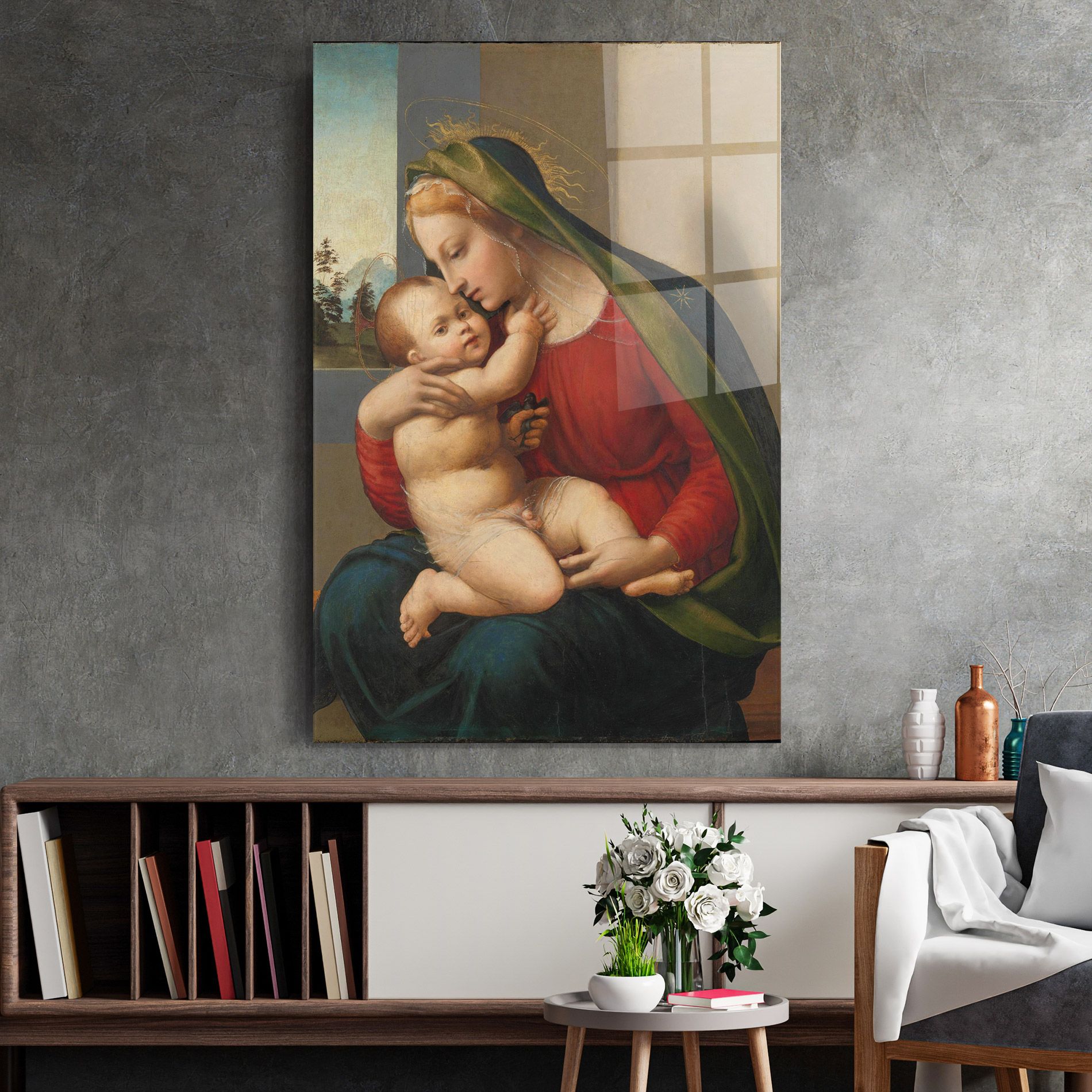 Madonna And Child mockup 2