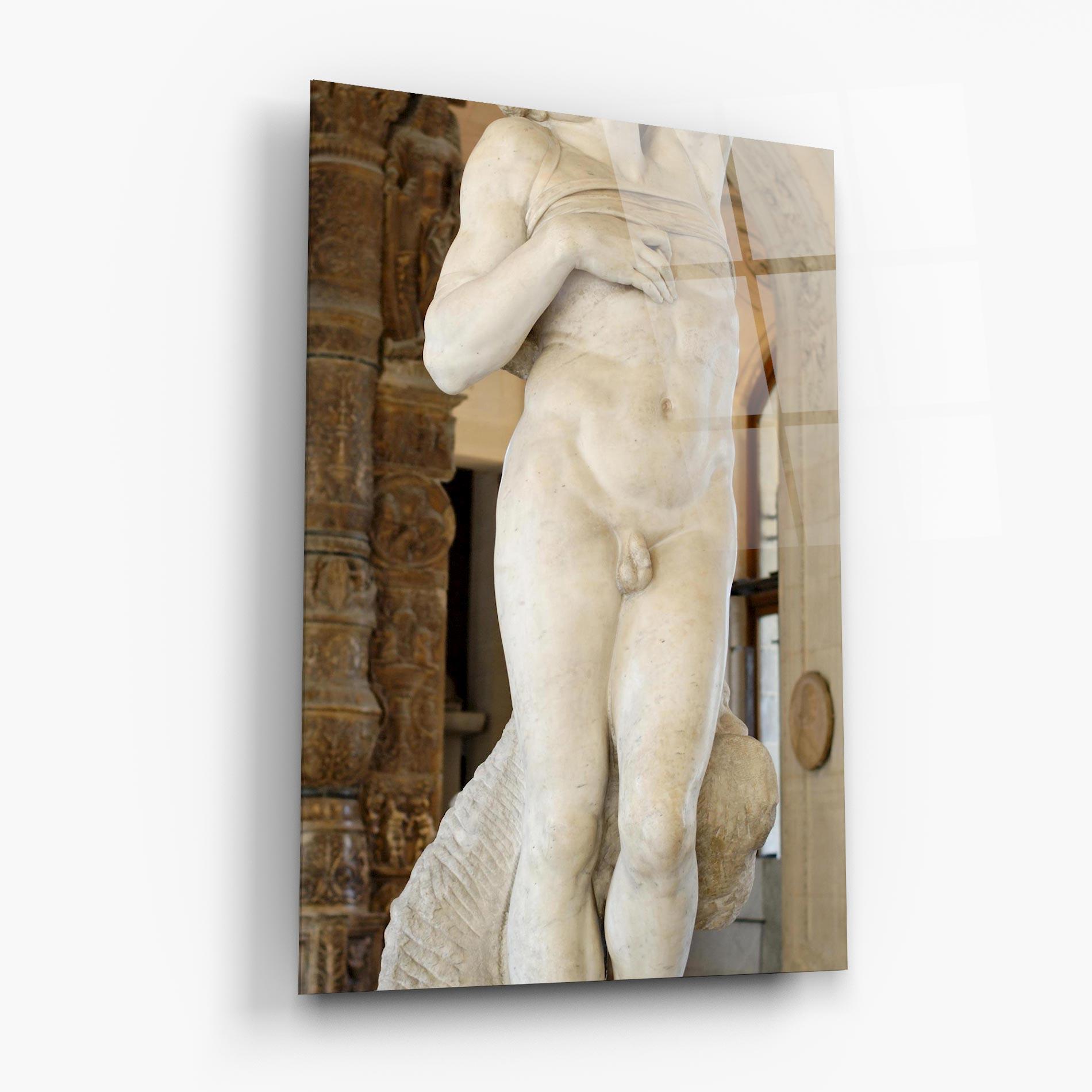 Стъклена картина Dying Slave mockup 6