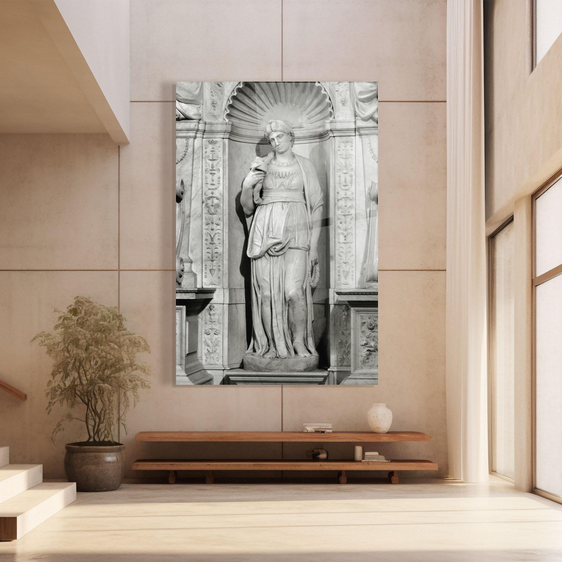 Стъклена картина Leah mockup 8