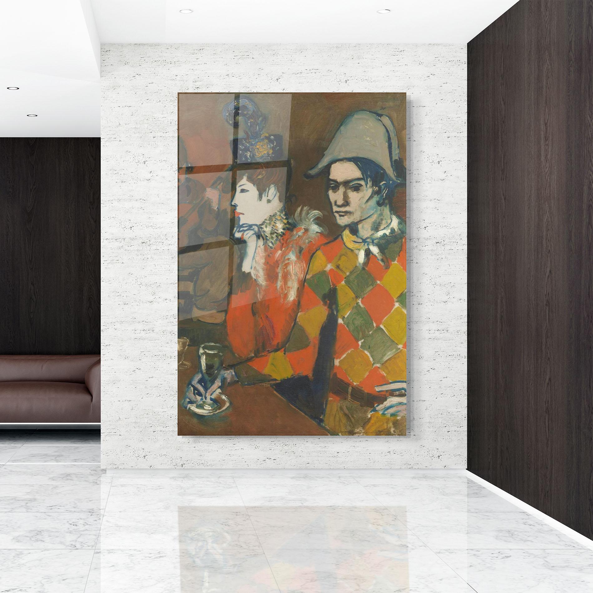 Стъклена картина At The Lapin Agile mockup 9