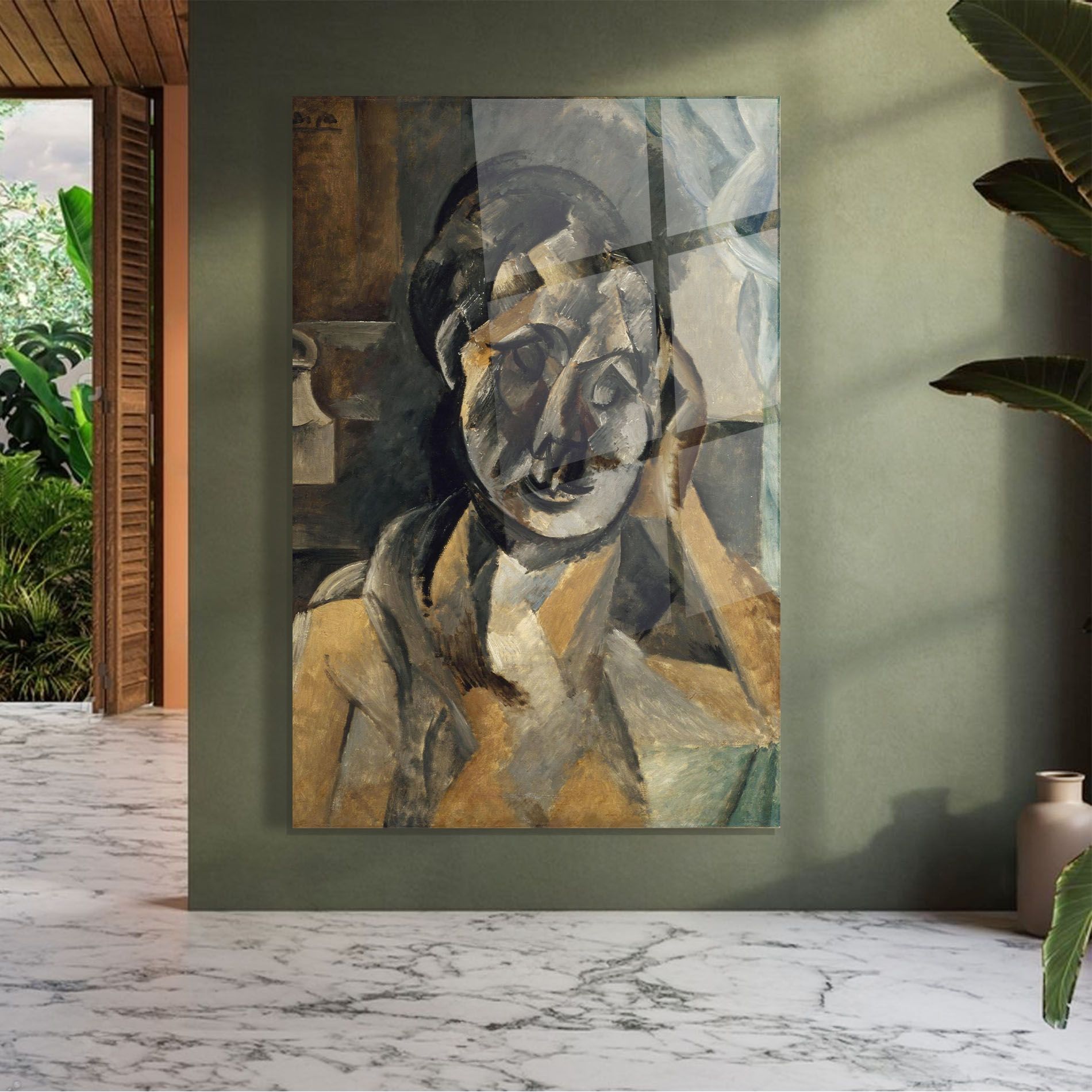 Woman With Mustard mockup 7