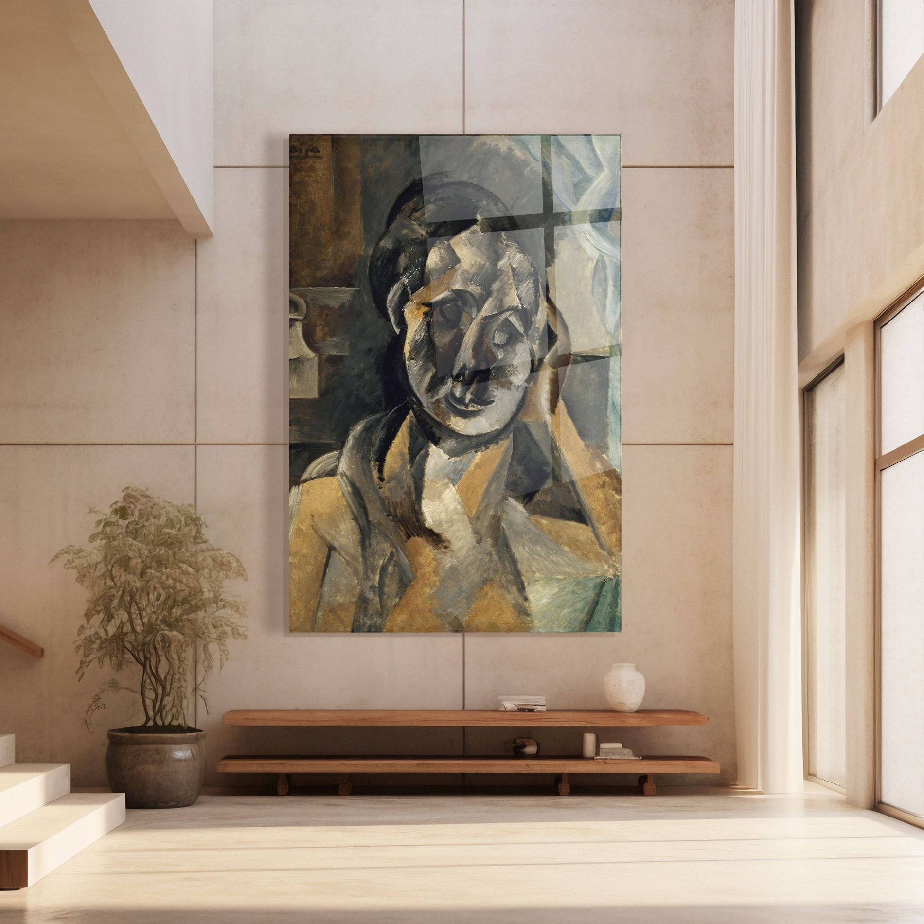 Woman With Mustard mockup 8