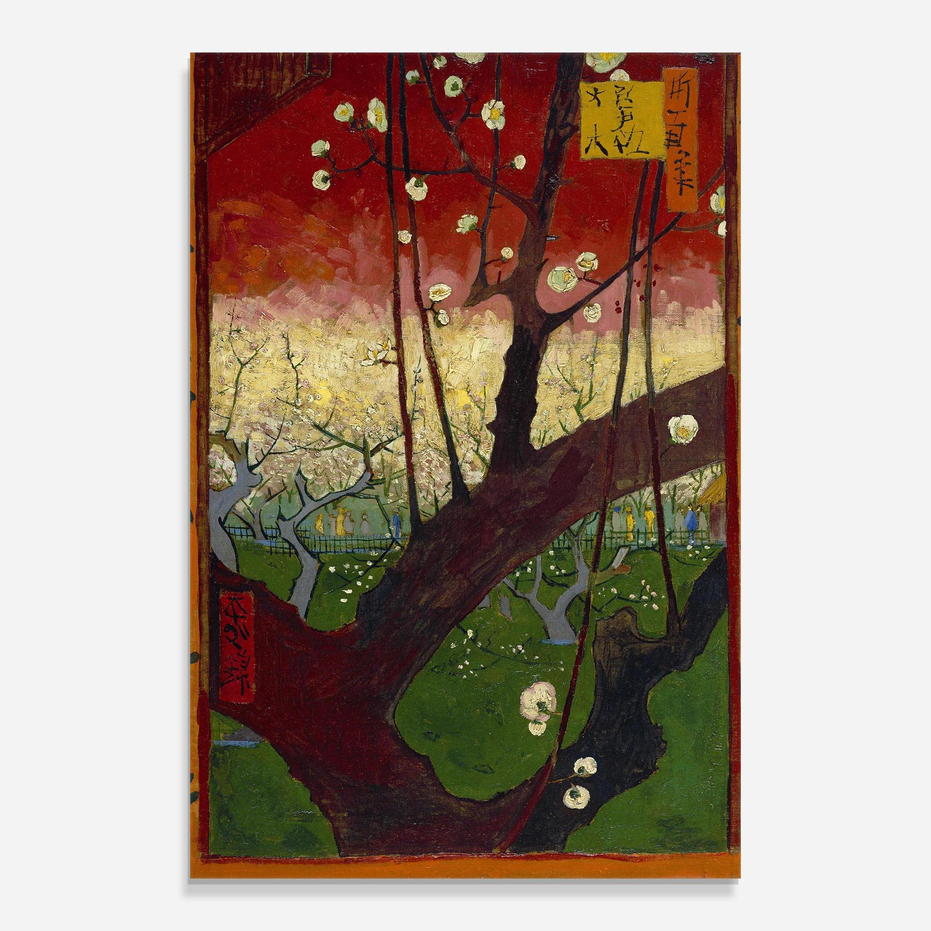 Стъклена картина Naar Hiroshige mockup 0