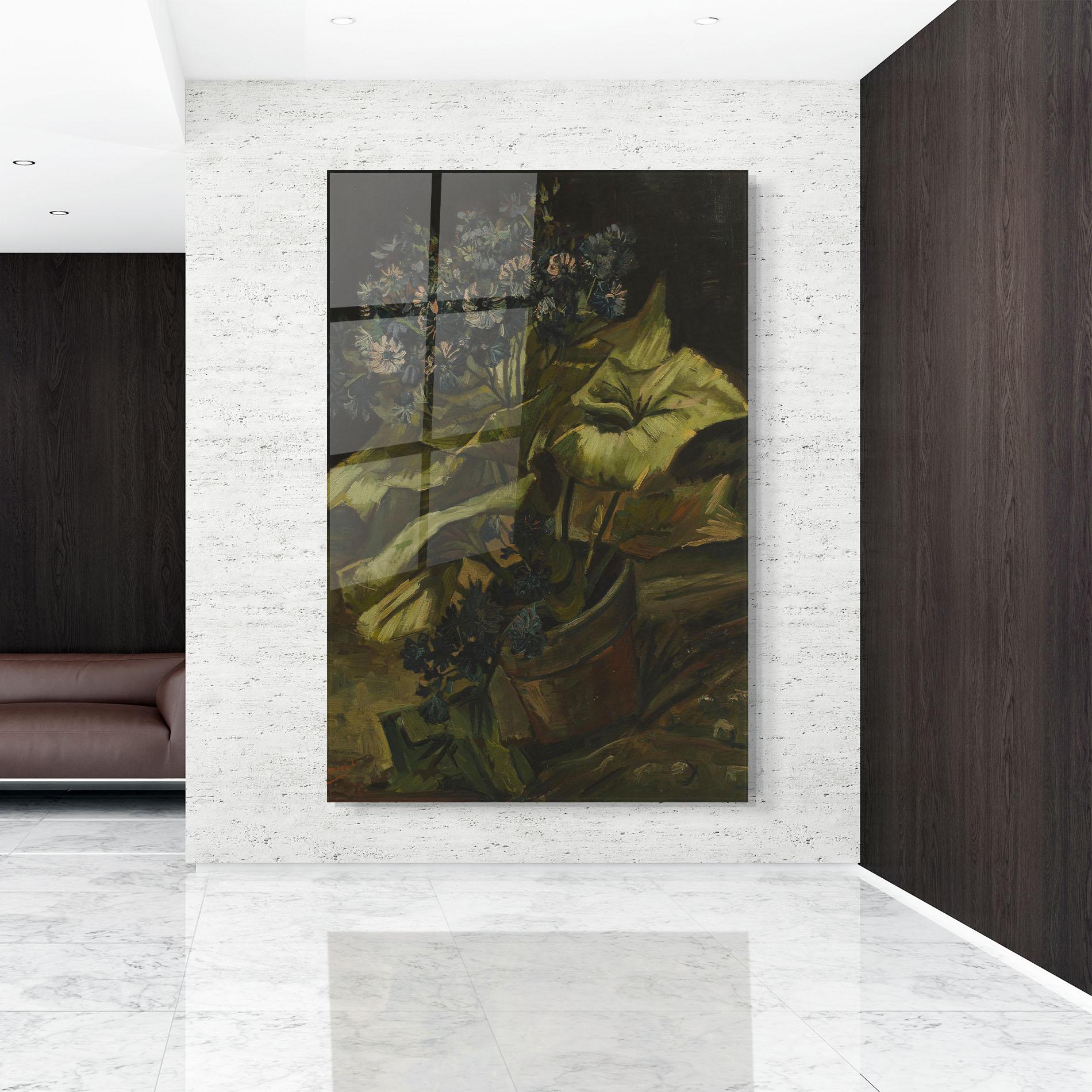 Стъклена картина Cineraria mockup 9