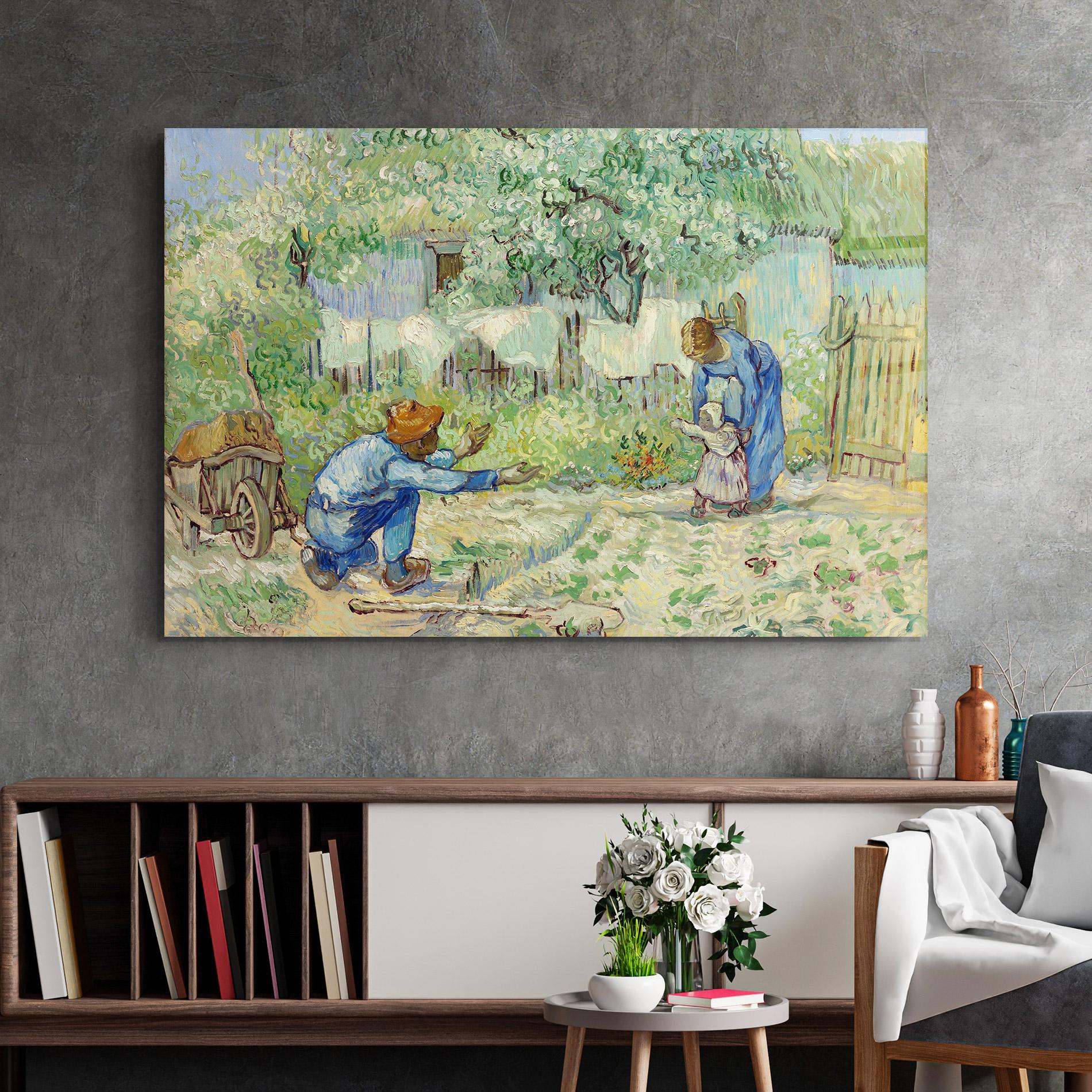 Стъклена картина First Steps mockup 2