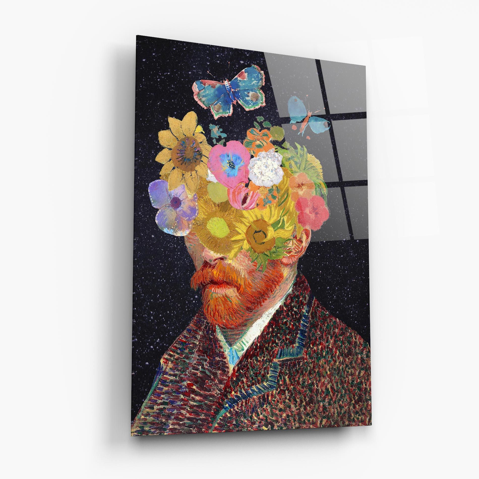 Flower Self Portrait mockup 6