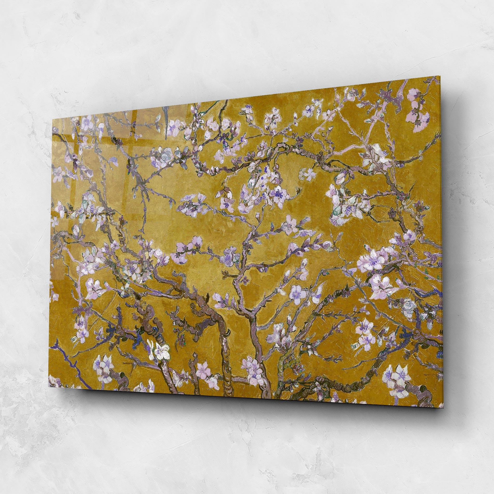 Стъклена картина Almond Blossom mockup 1