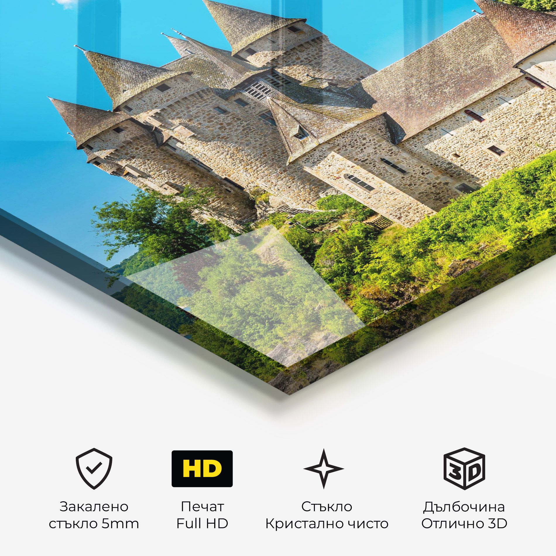 Medieval Castle France mockup 3