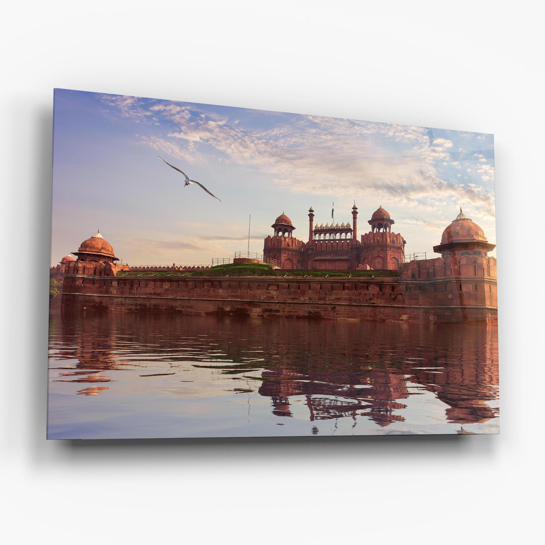 Стъклена картина Delhi India mockup 6