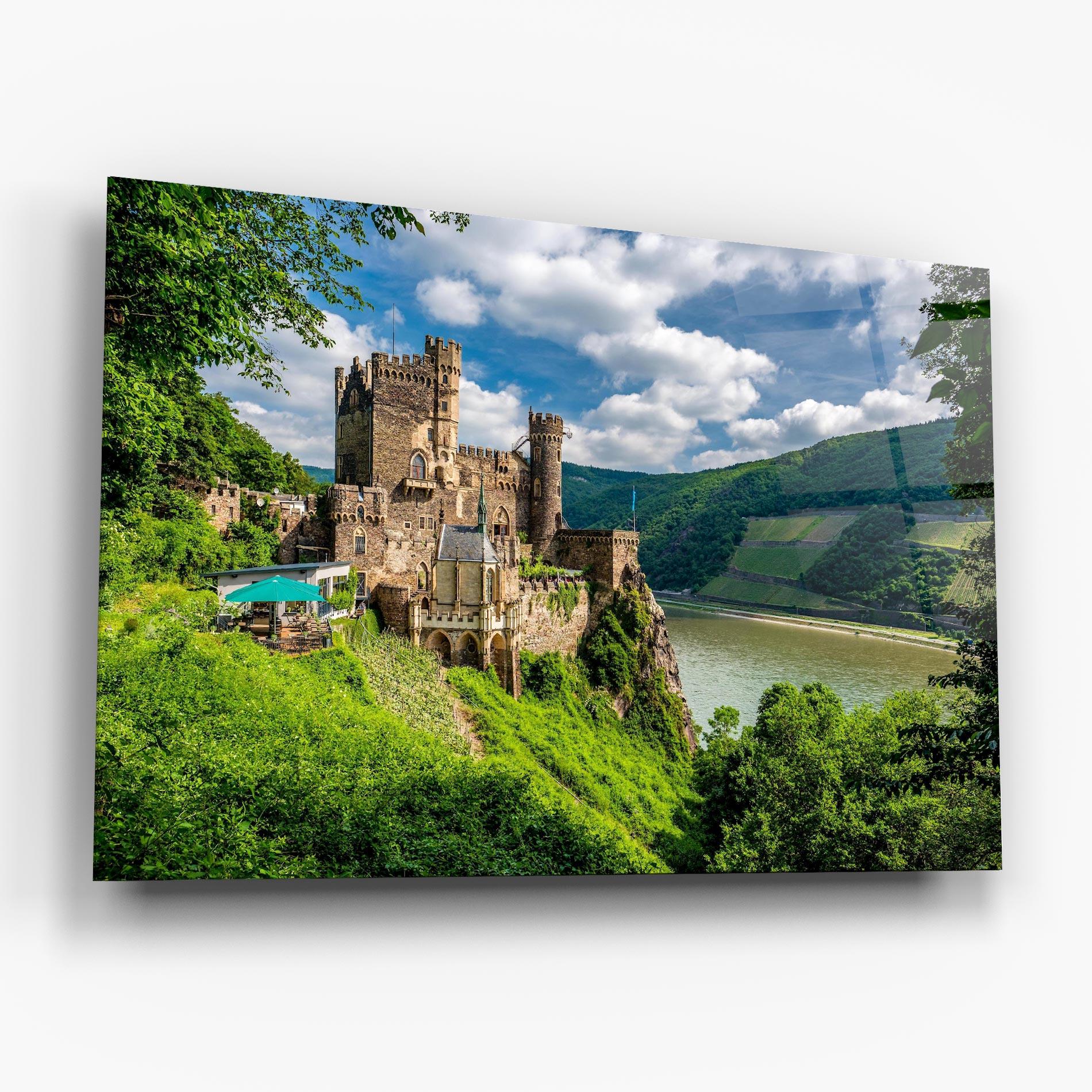 Стъклена картина Rheinstein Castle Germany mockup 6