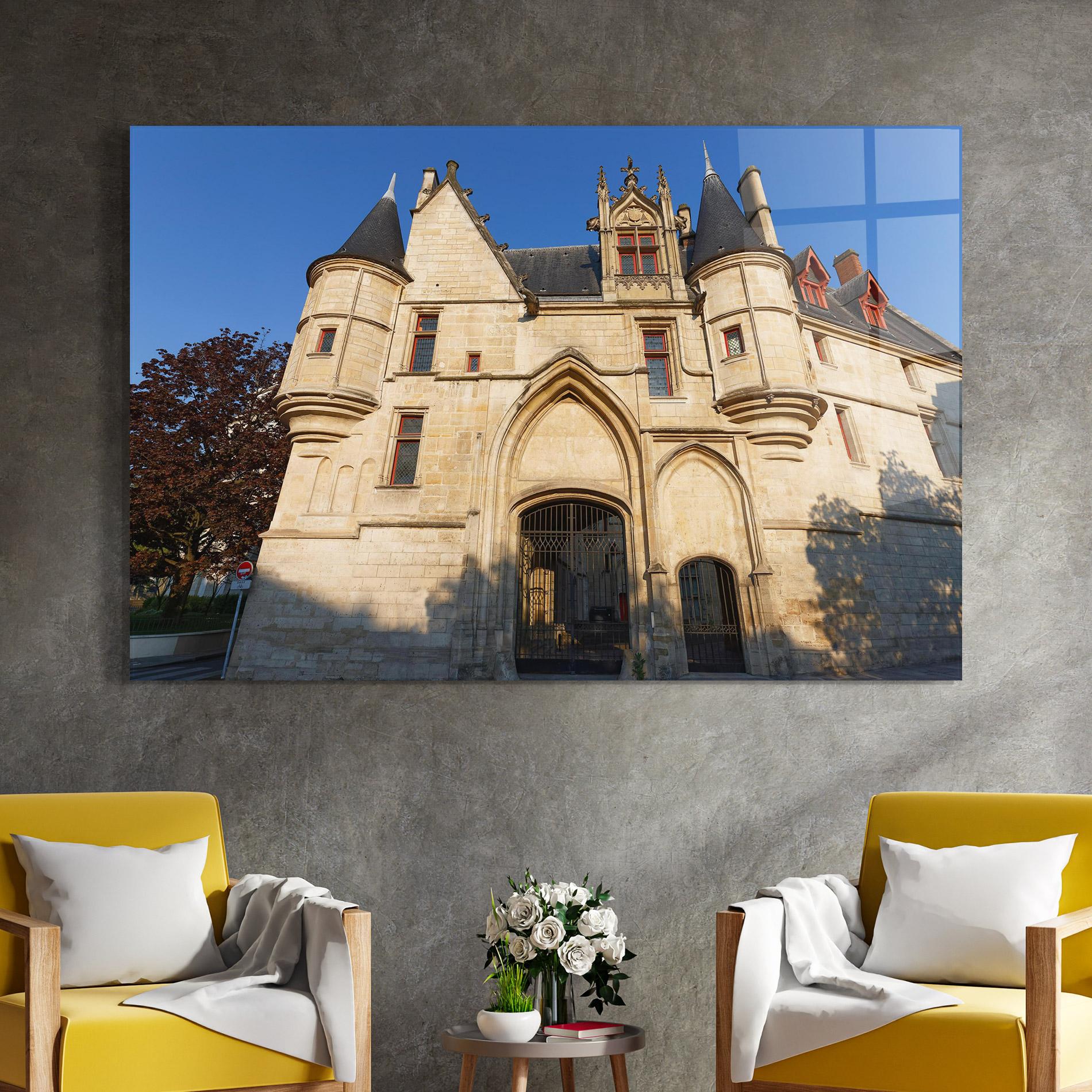 Стъклена картина Fortress France mockup 4