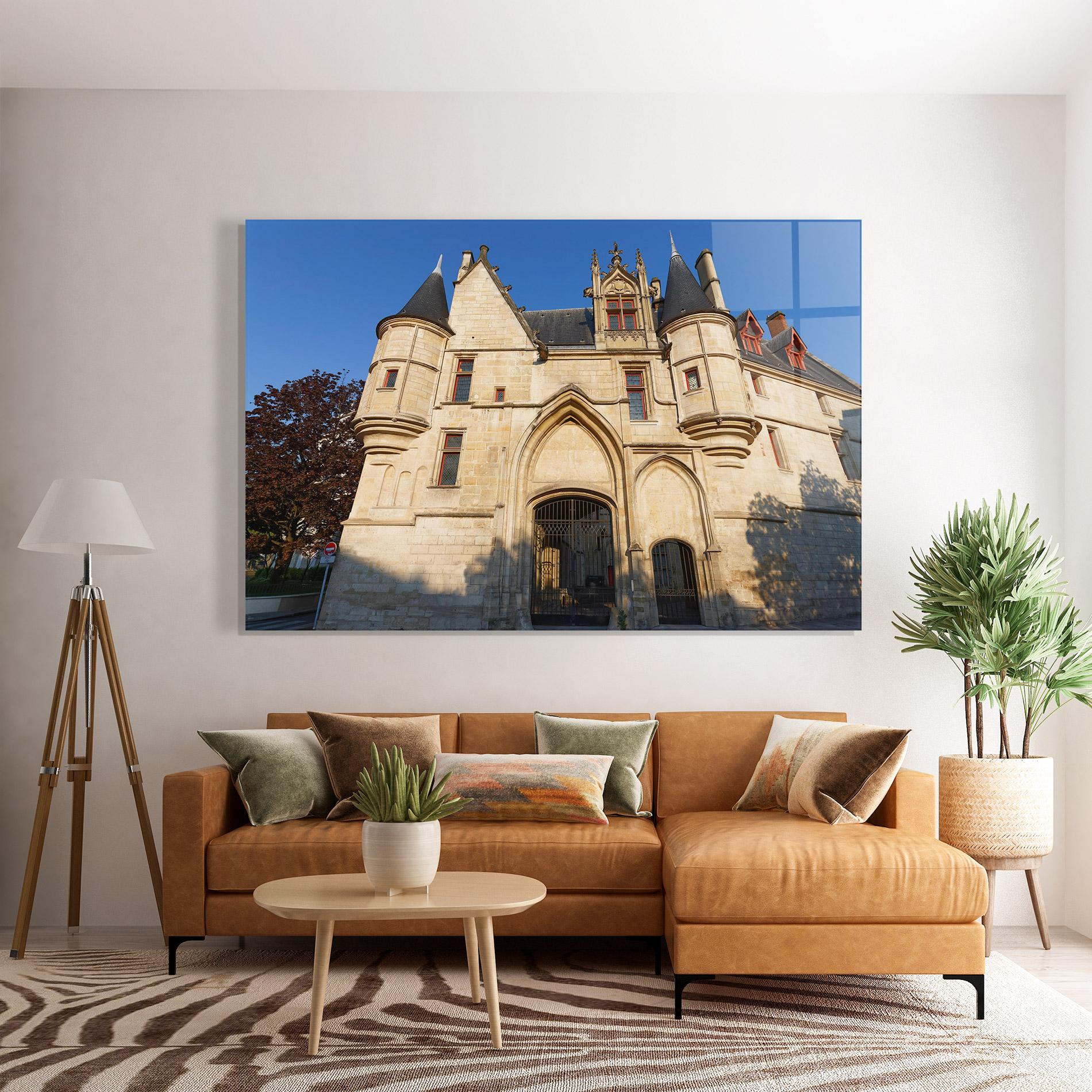 Стъклена картина Fortress France mockup 7