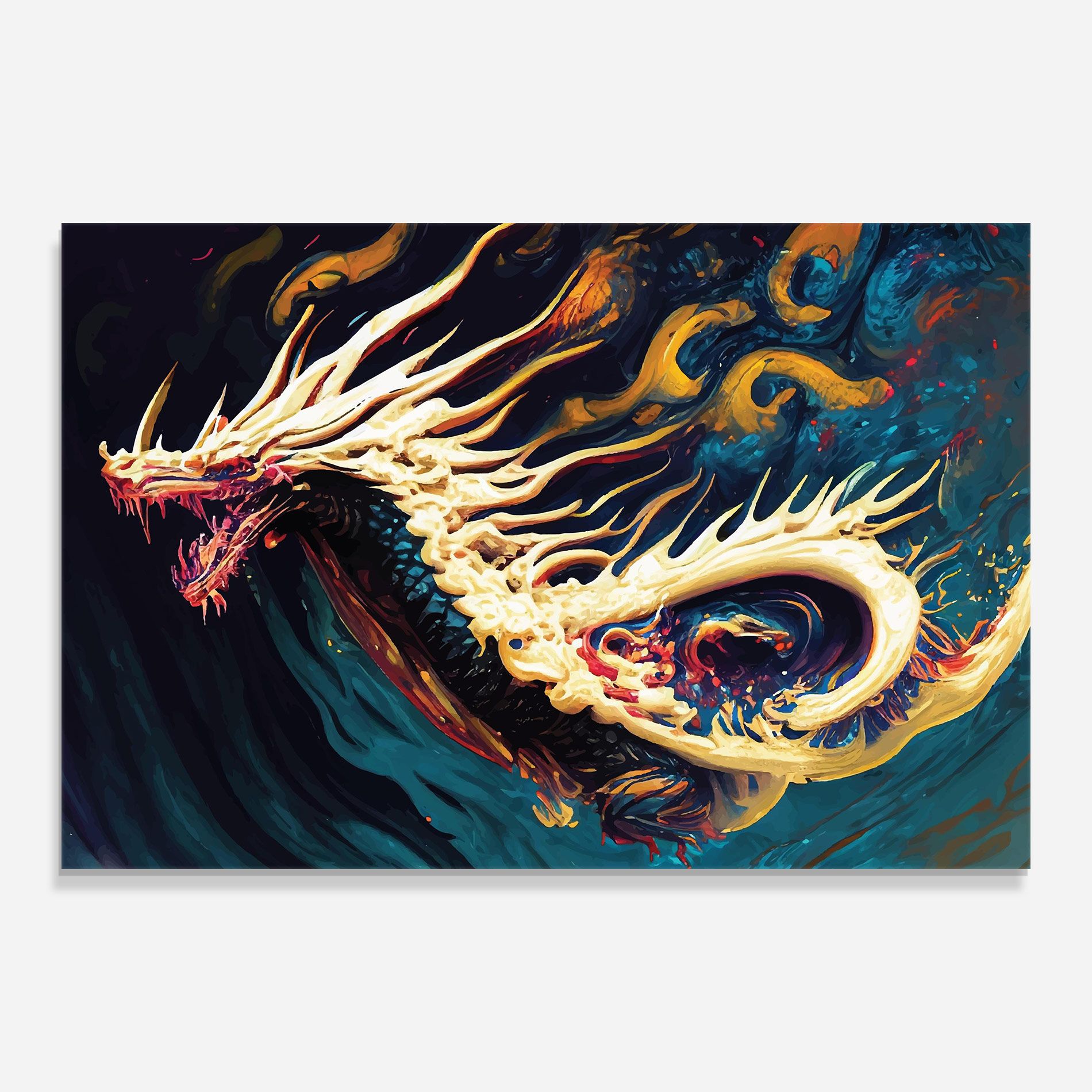Flying Acrylic Dragon mockup 0