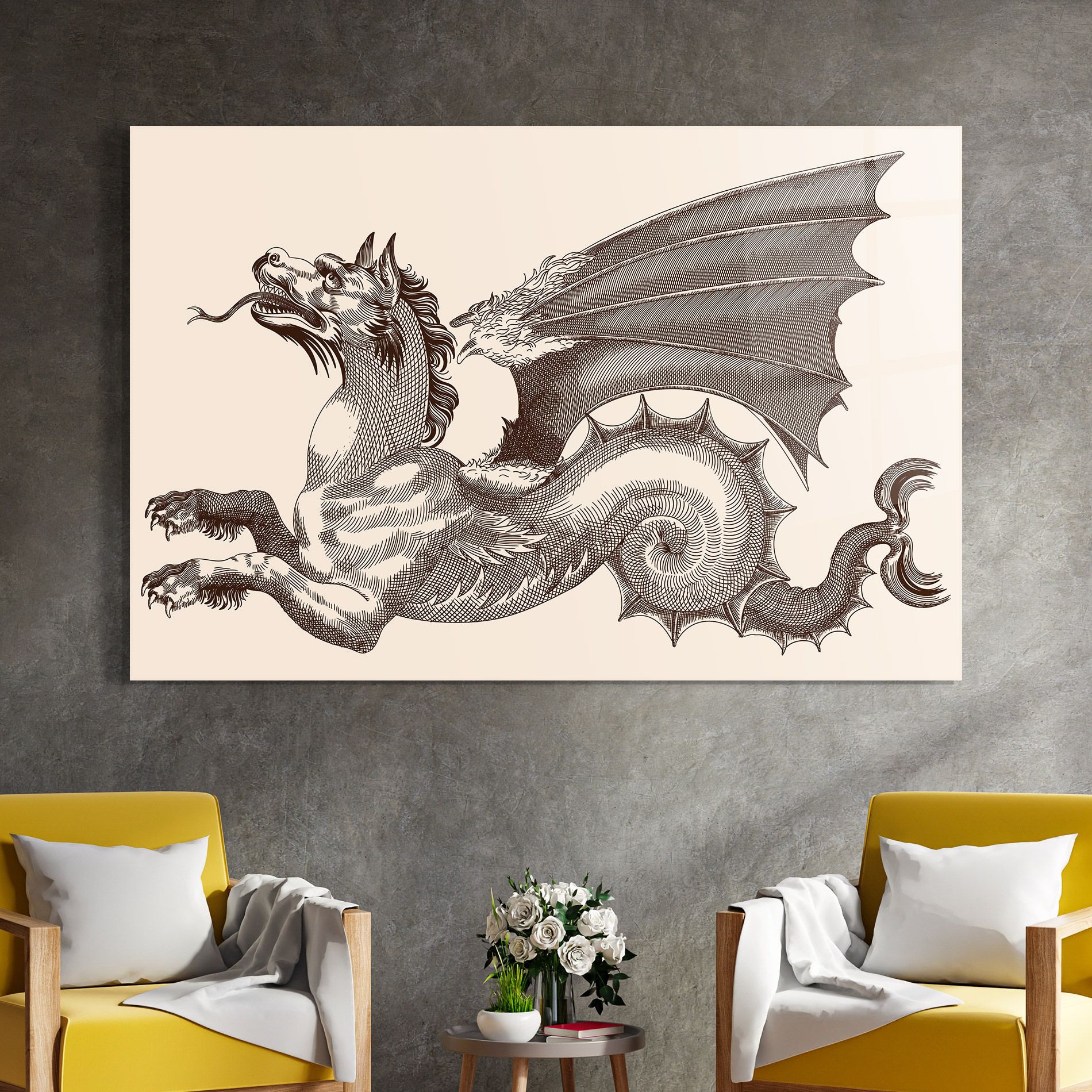 Brown Dragon mockup 4