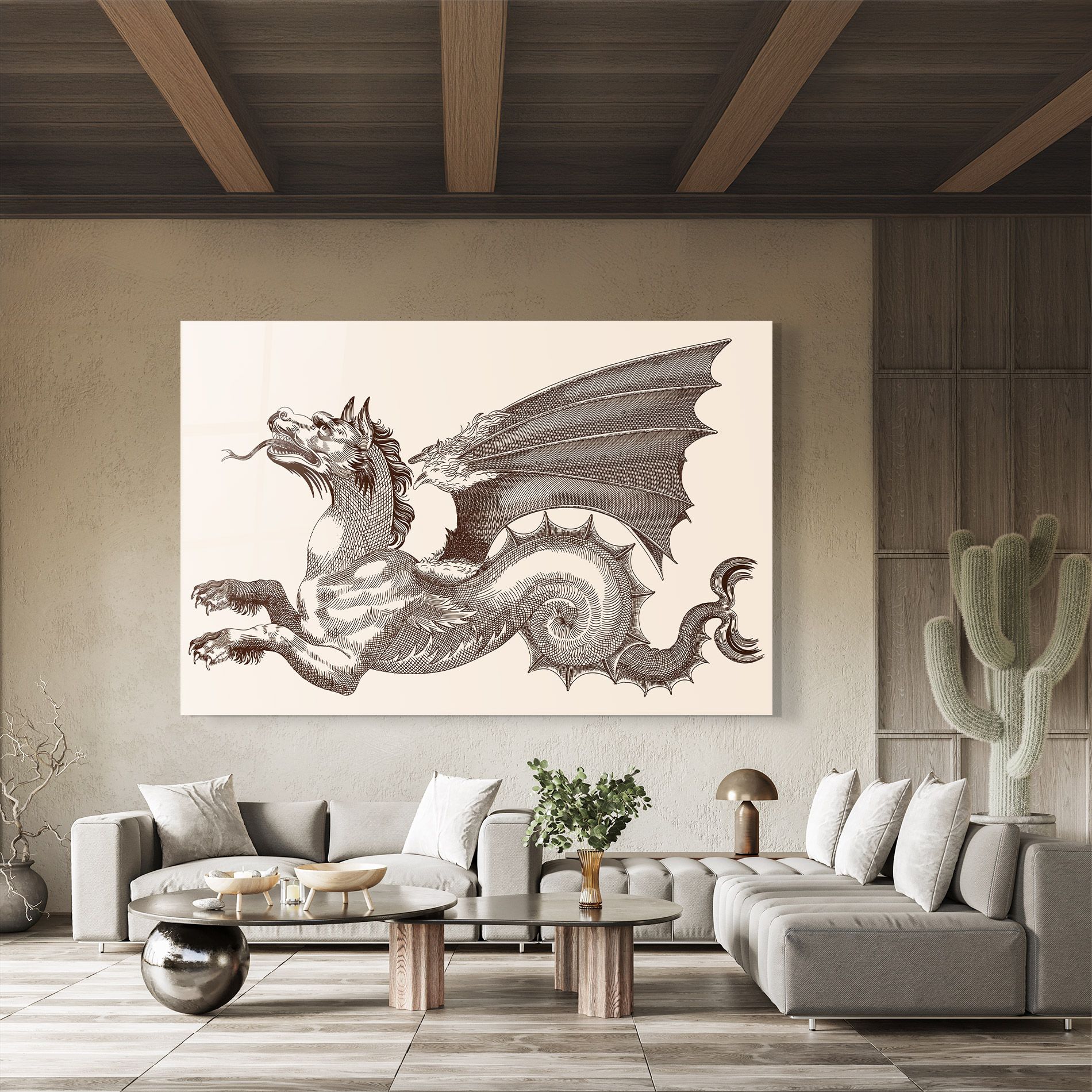 Brown Dragon mockup 8