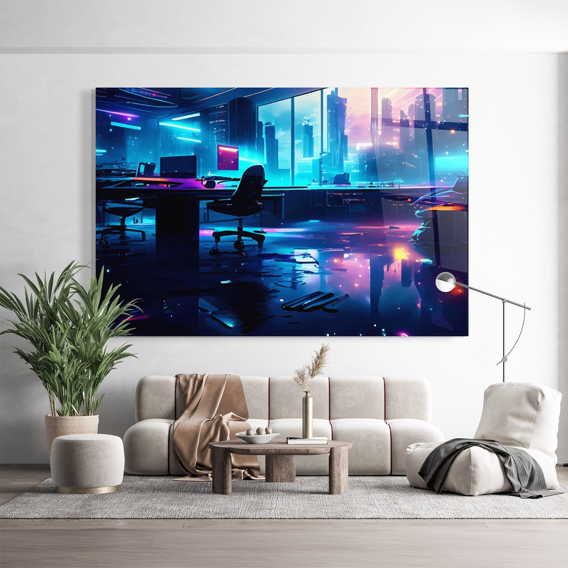 Стъклена картина Furure Day mockup 9