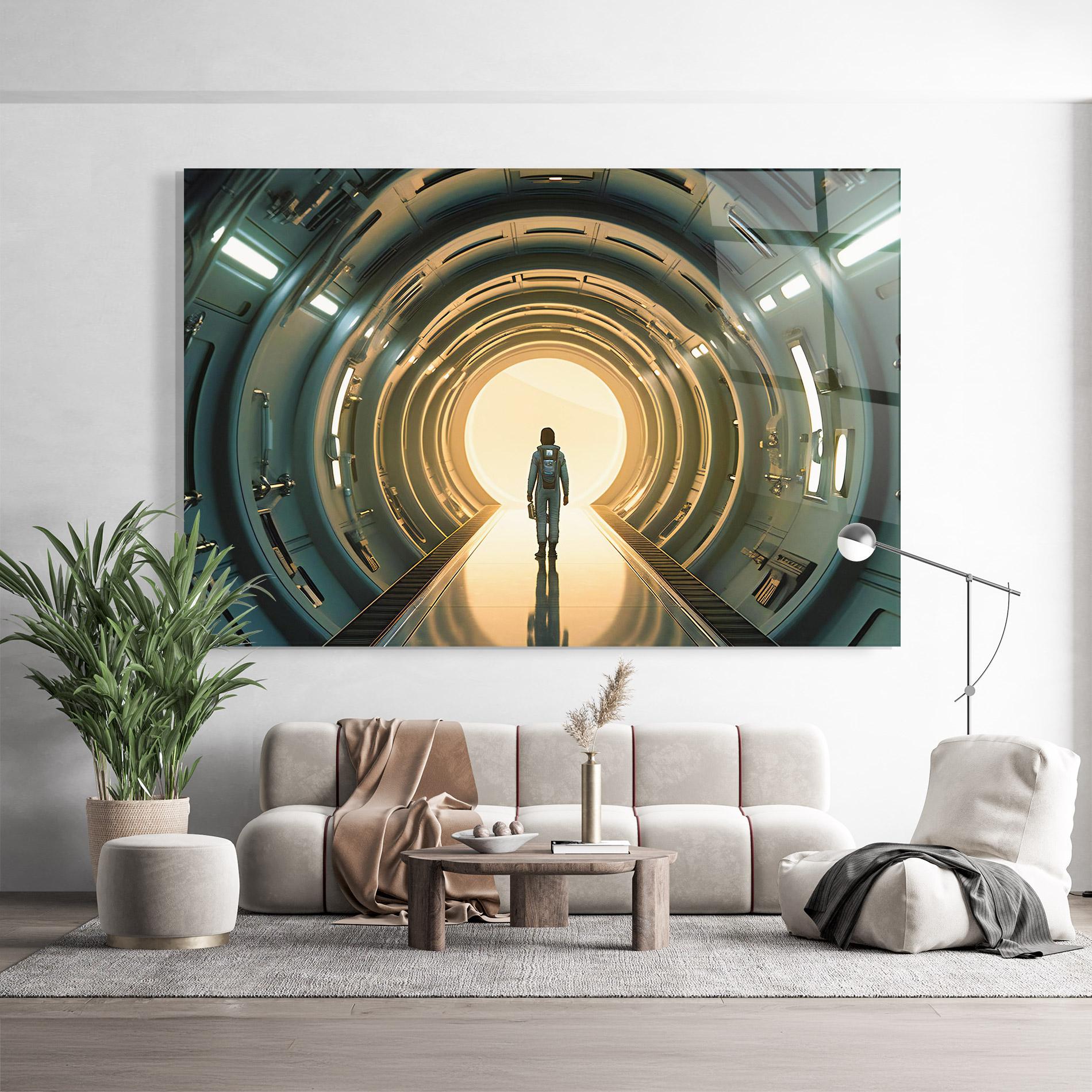 Стъклена картина Infinity Intrigue mockup 9