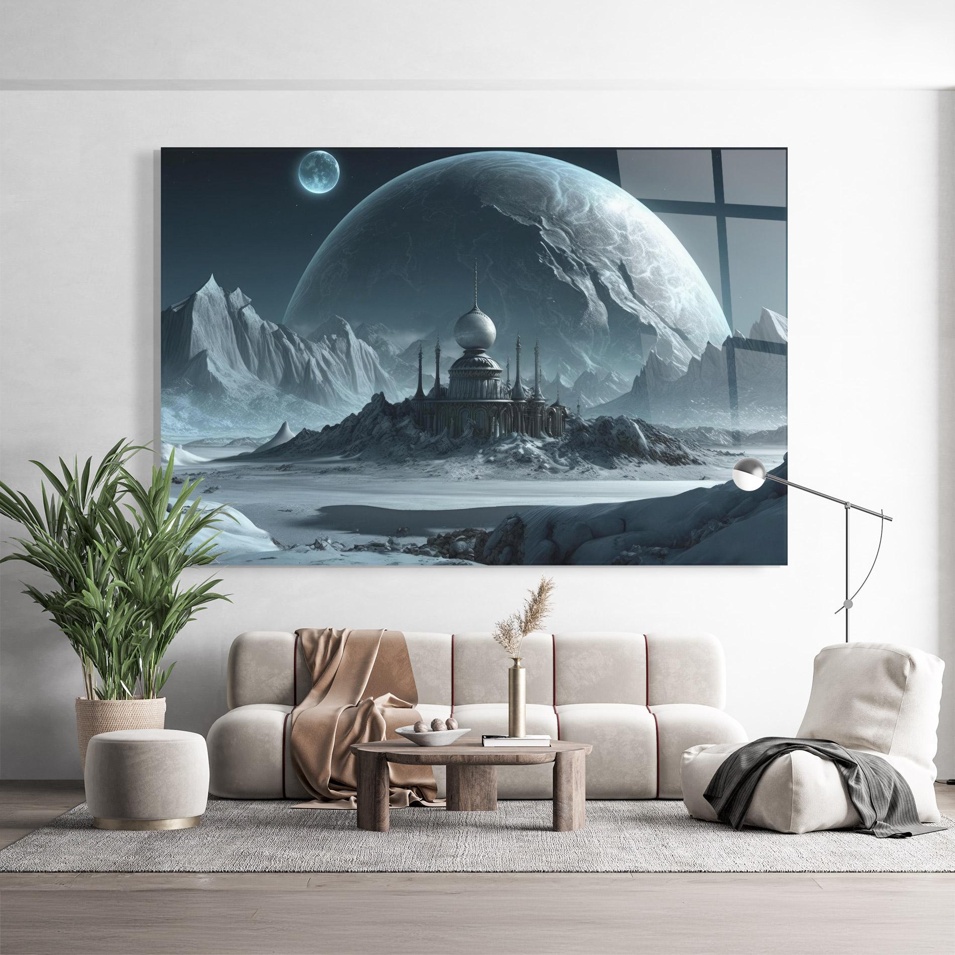 Стъклена картина Muslim Design mockup 9