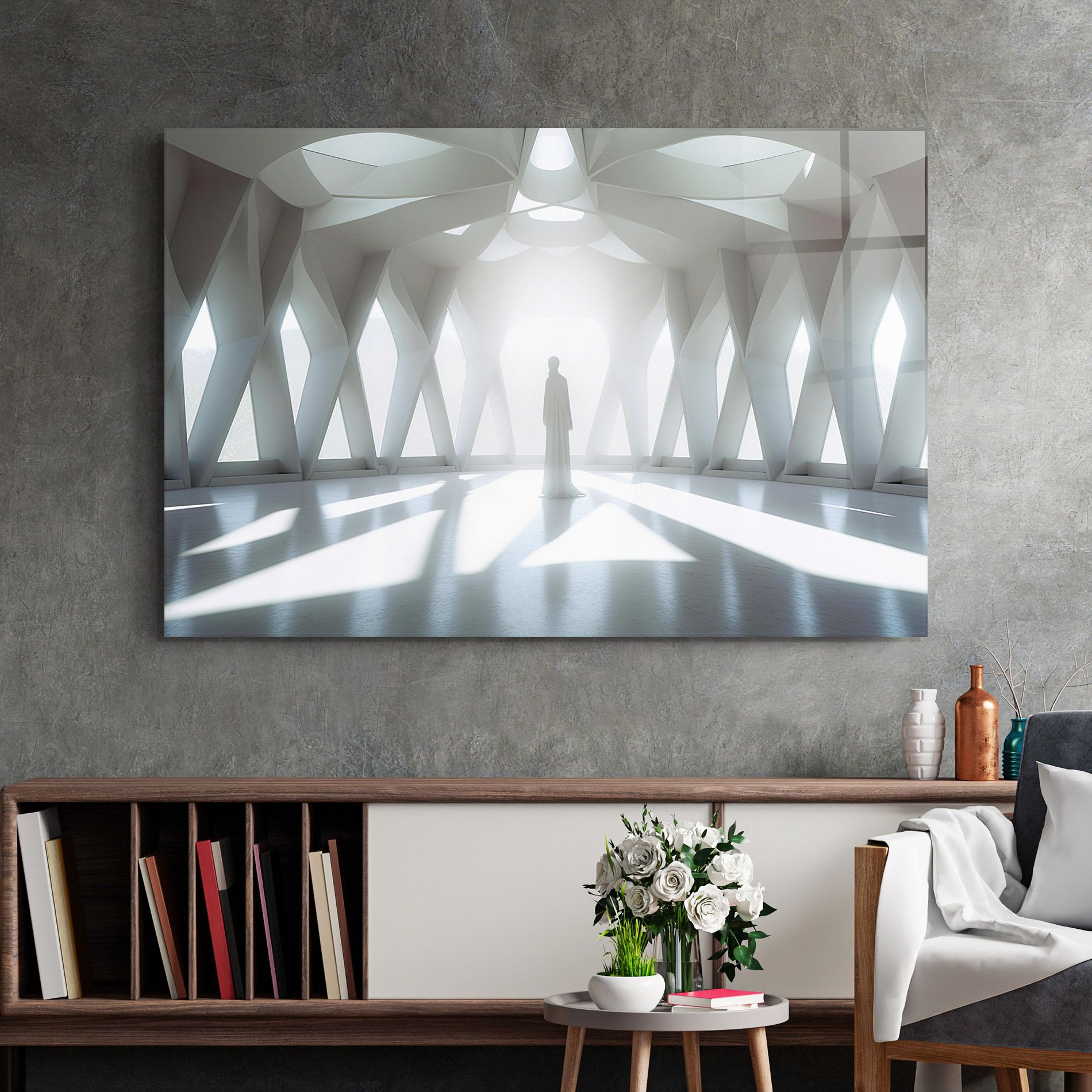 Bright Room Statue mockup 2