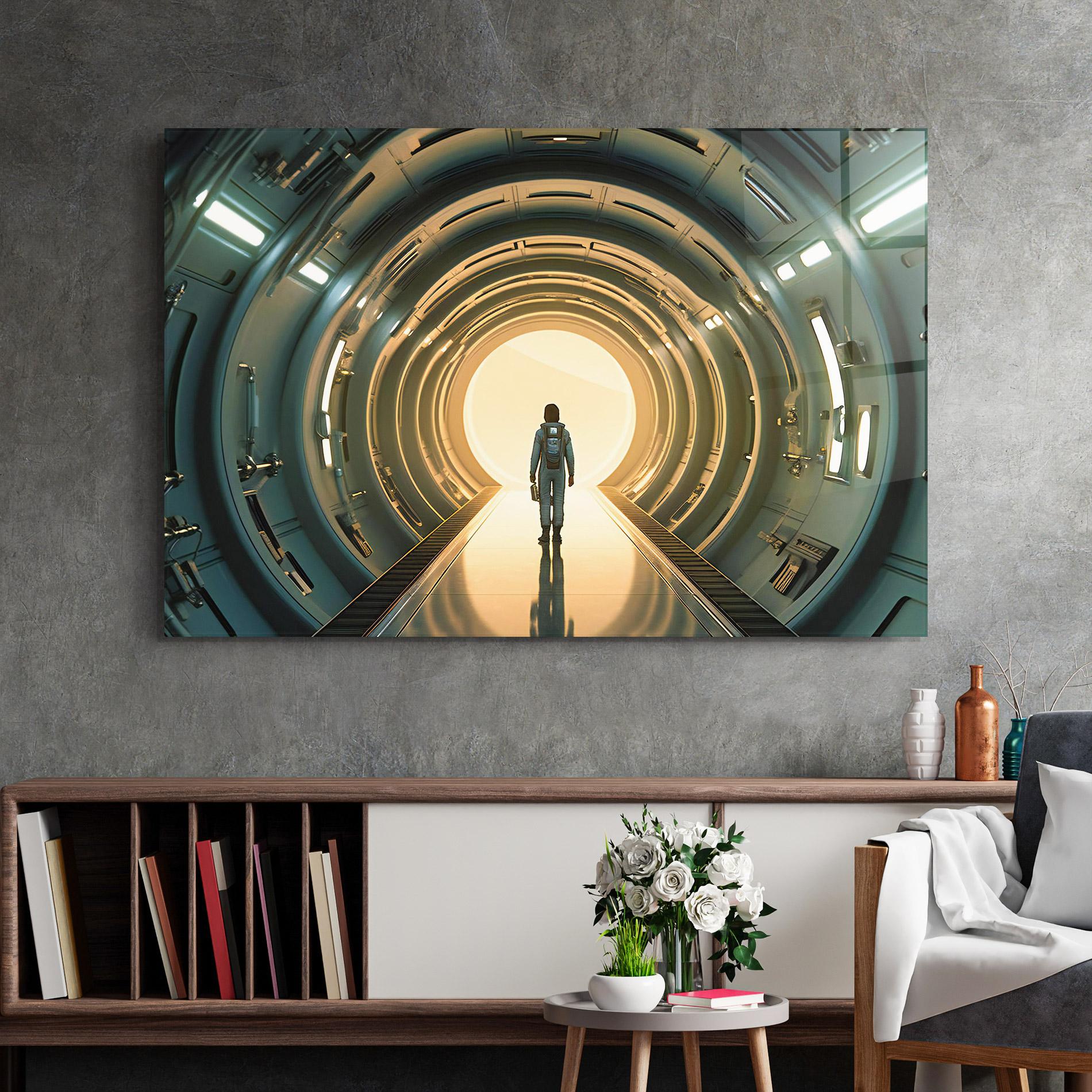 Стъклена картина Infinity Intrigue mockup 2