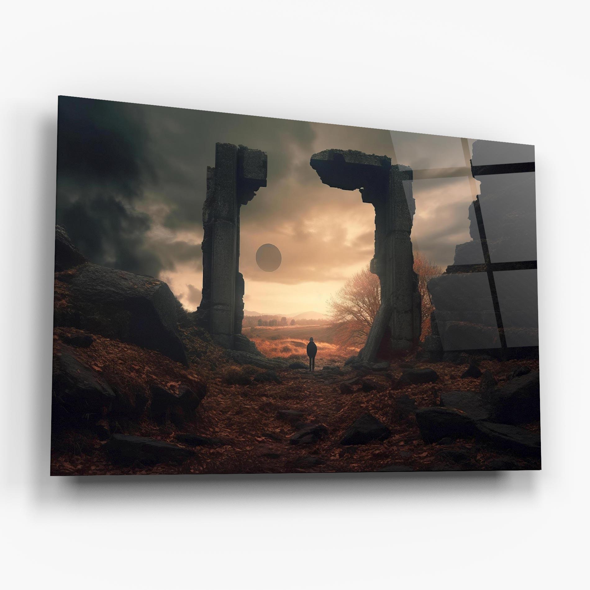 Стъклена картина Archway mockup 6