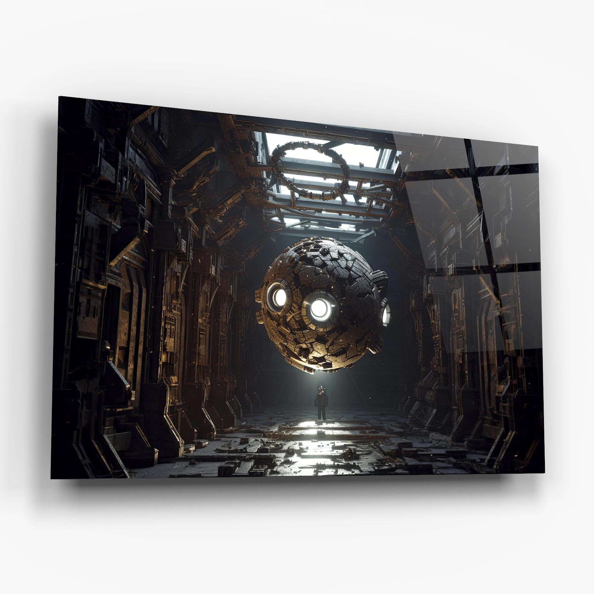 Стъклена картина Cryptic Art mockup 6