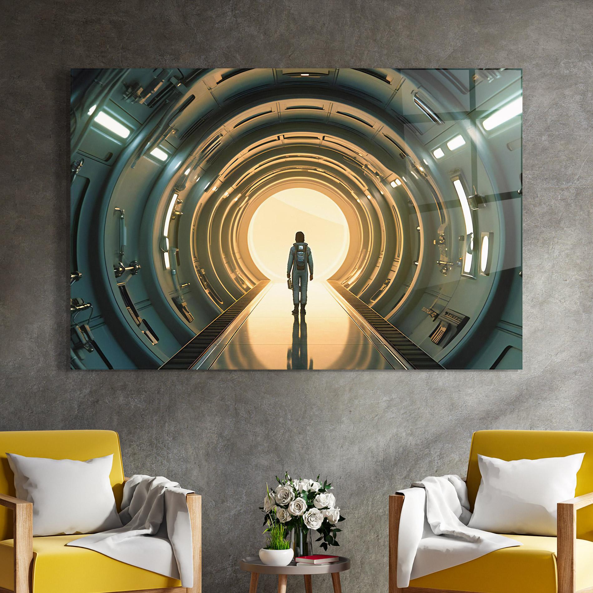 Стъклена картина Infinity Intrigue mockup 4