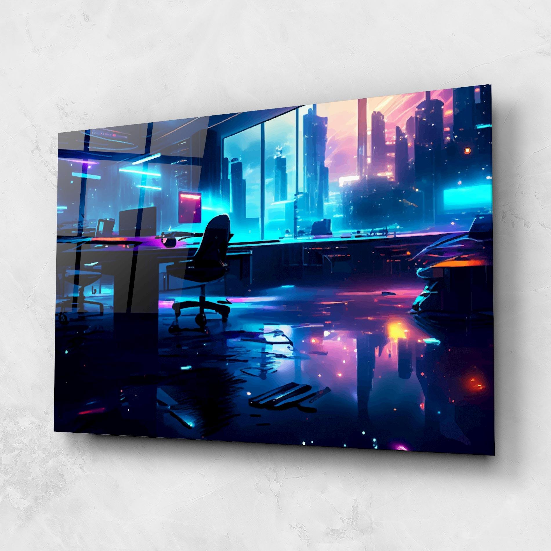 Стъклена картина Furure Day mockup 1