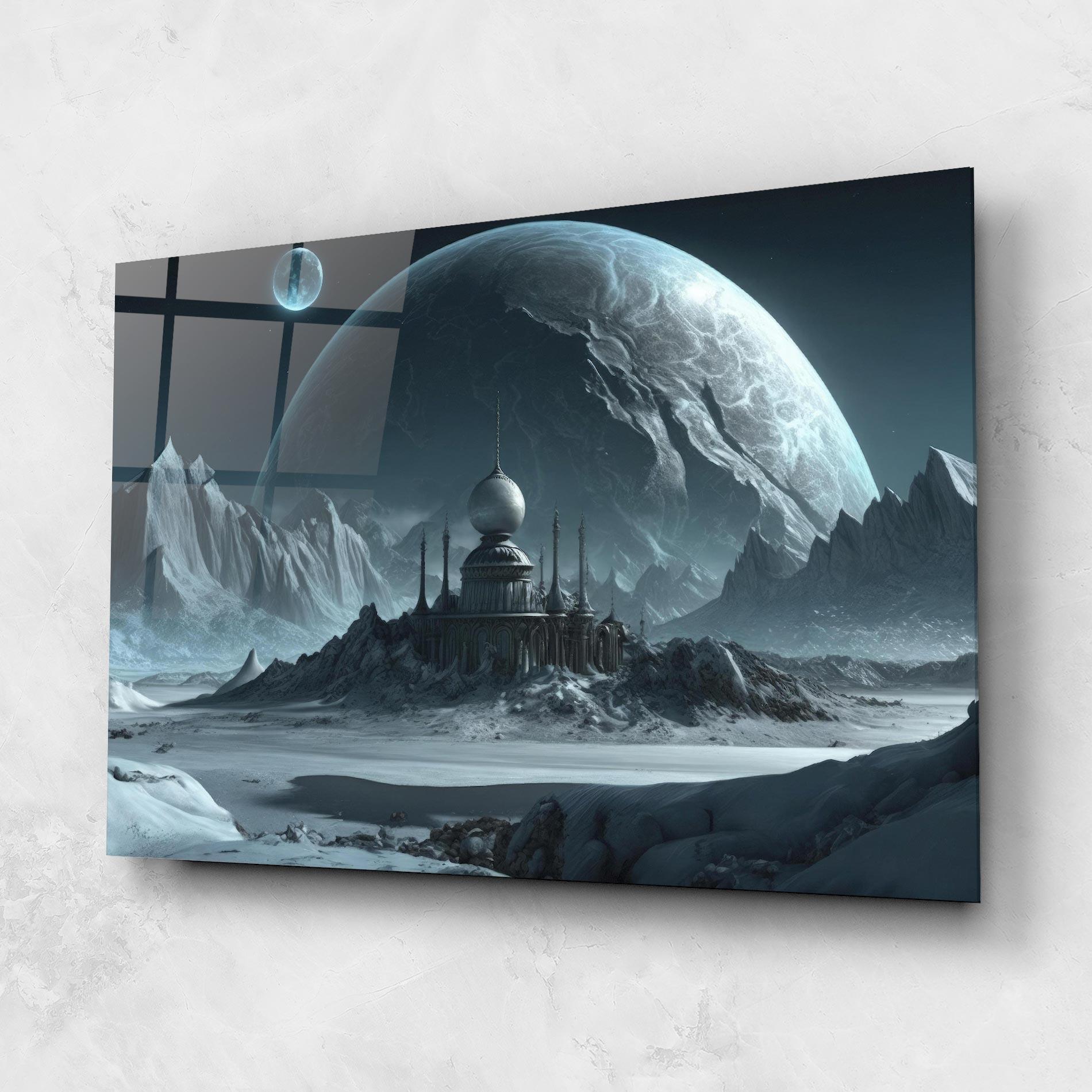 Стъклена картина Muslim Design mockup 1