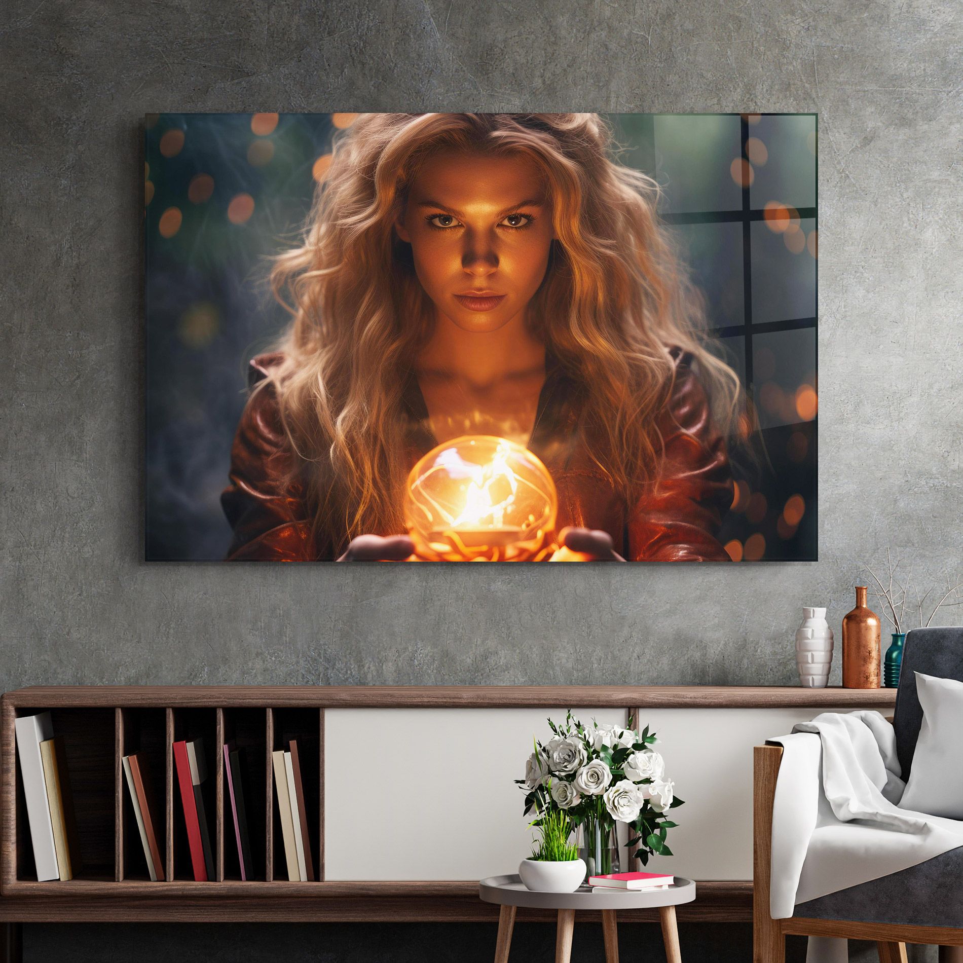 Beautiful Woman Witch mockup 2