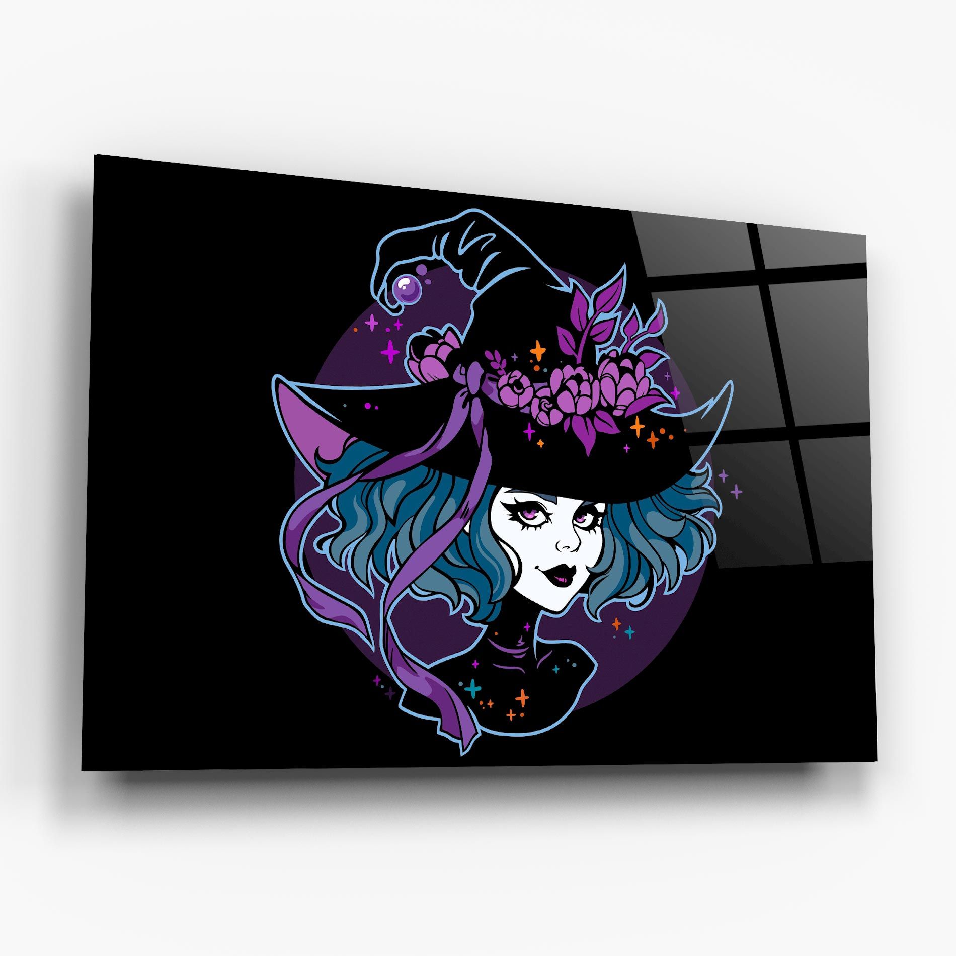 Cute Purple Witch mockup 6