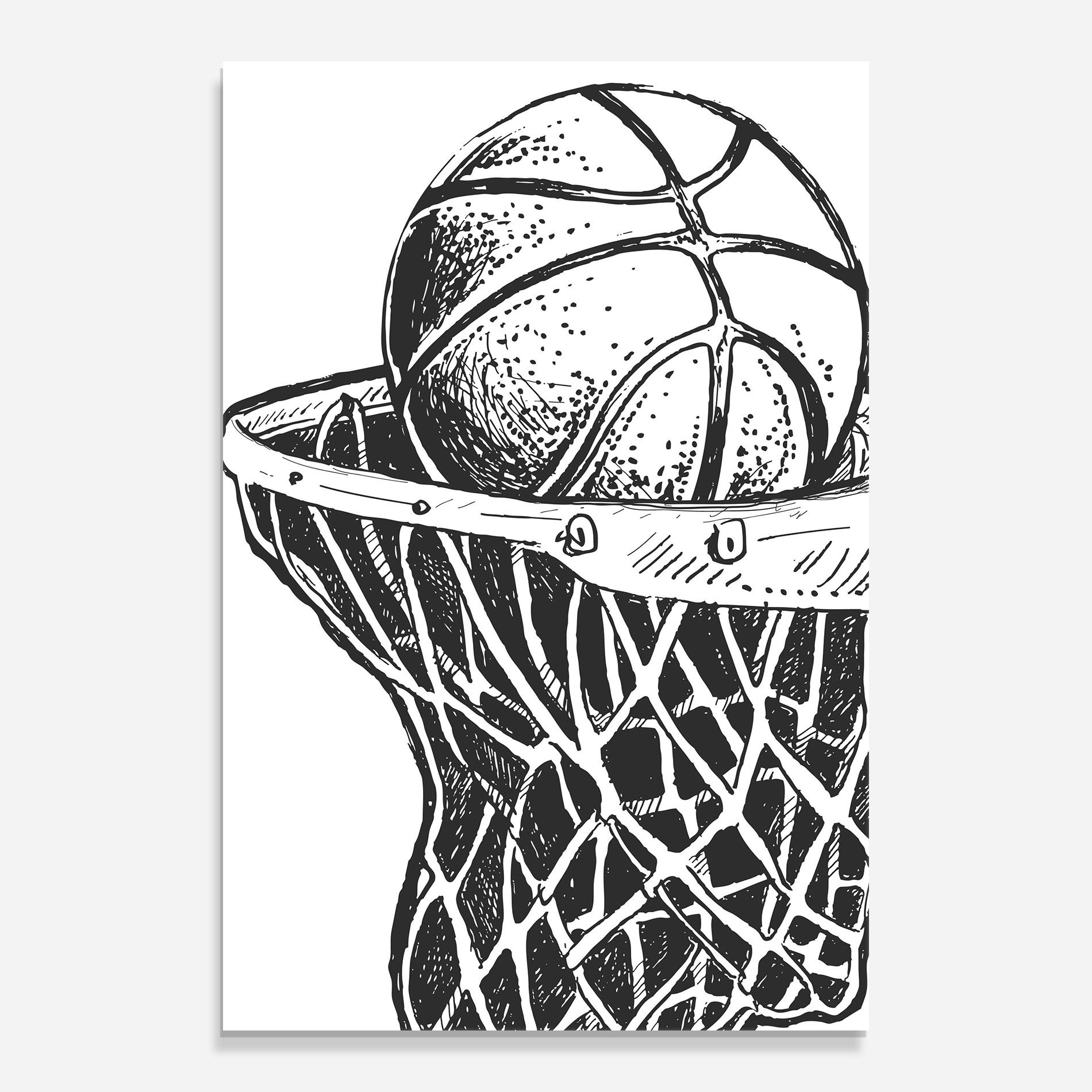 Basketball Grey Hoop mockup 0