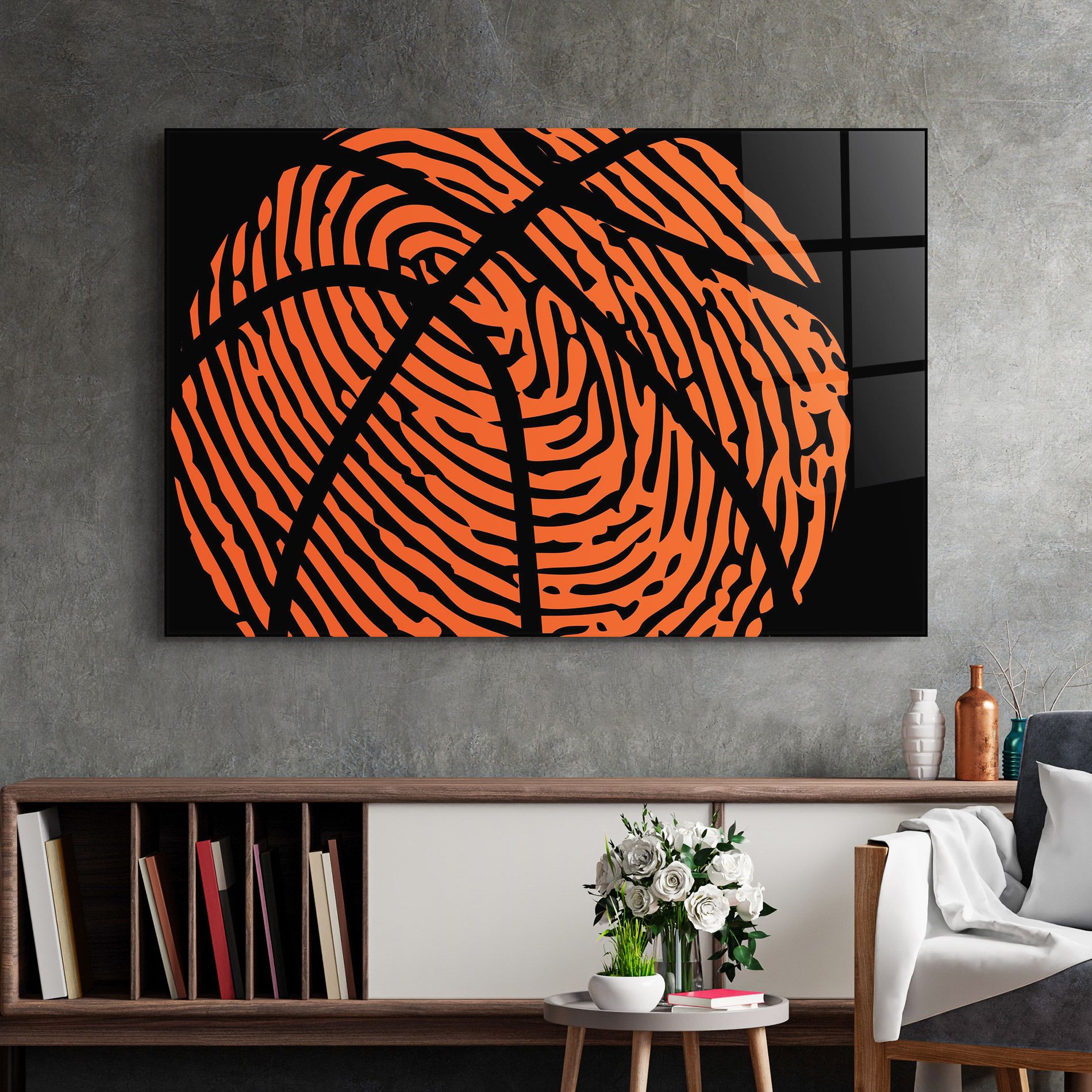 Fingerprint Basketball mockup 2
