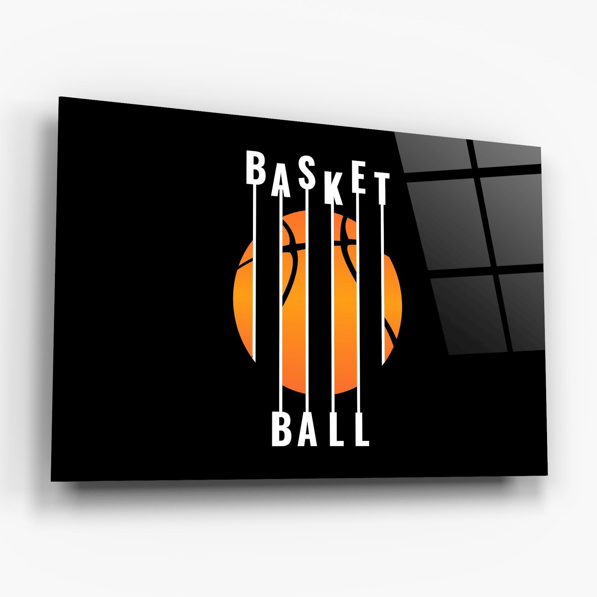 Стъклена картина Basket Ball mockup 6