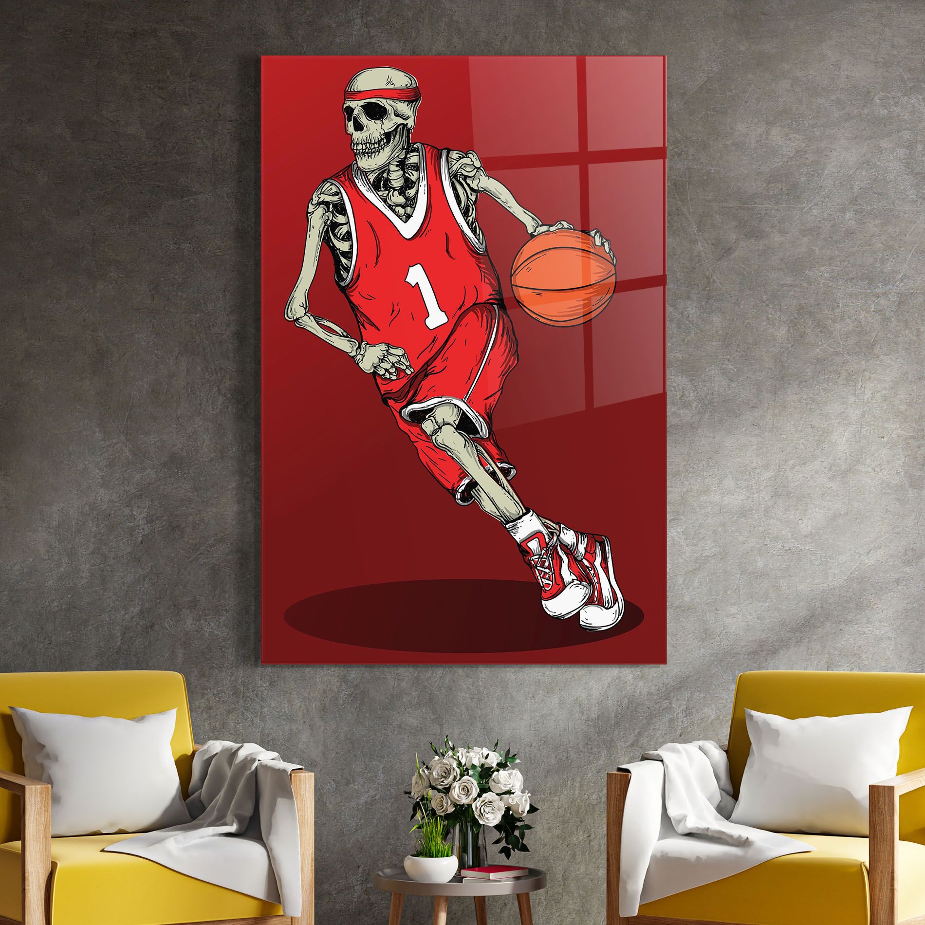 Basketball Skull mockup 4